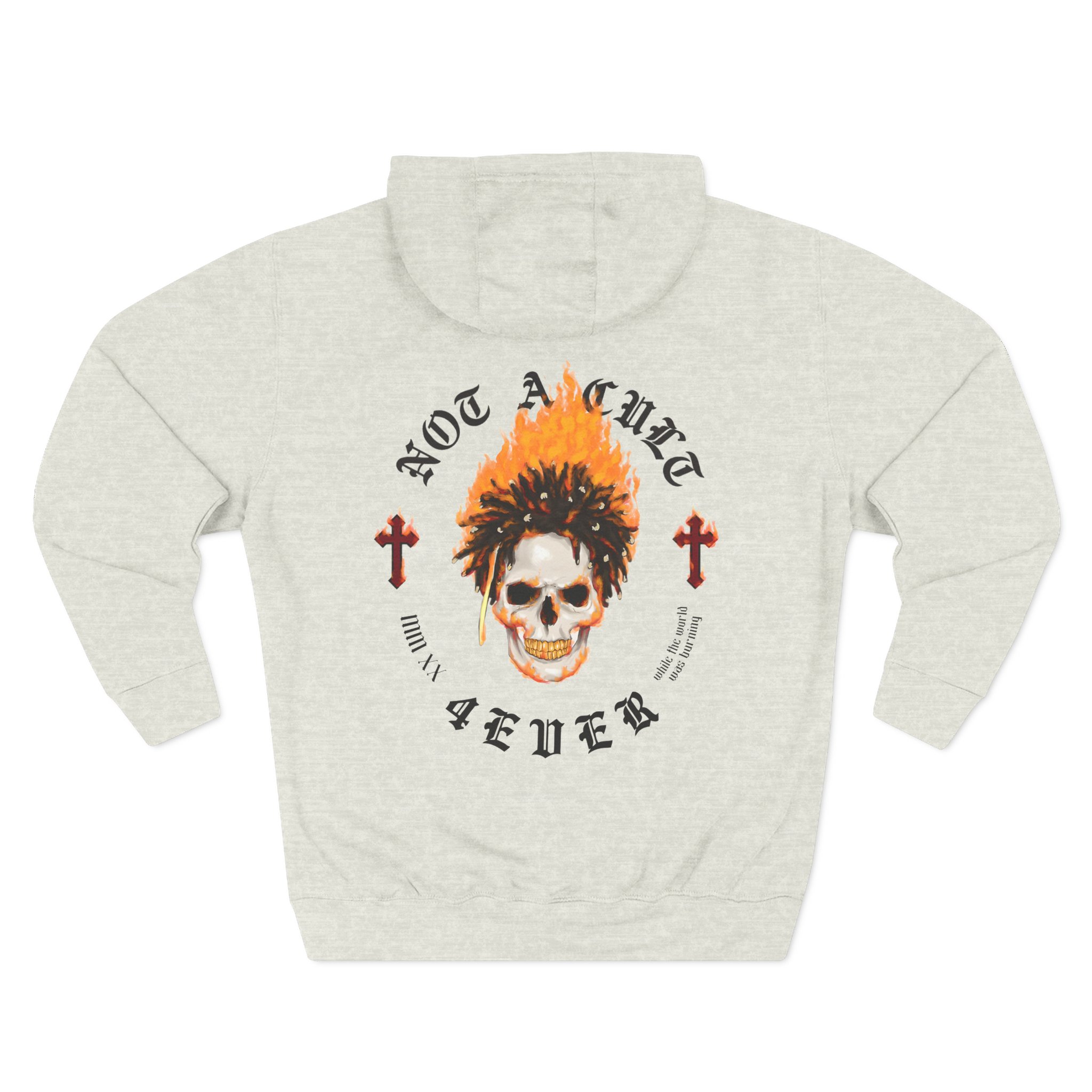 Saint Jhn Cult 4ever Three-Panel Fleece Hoodie