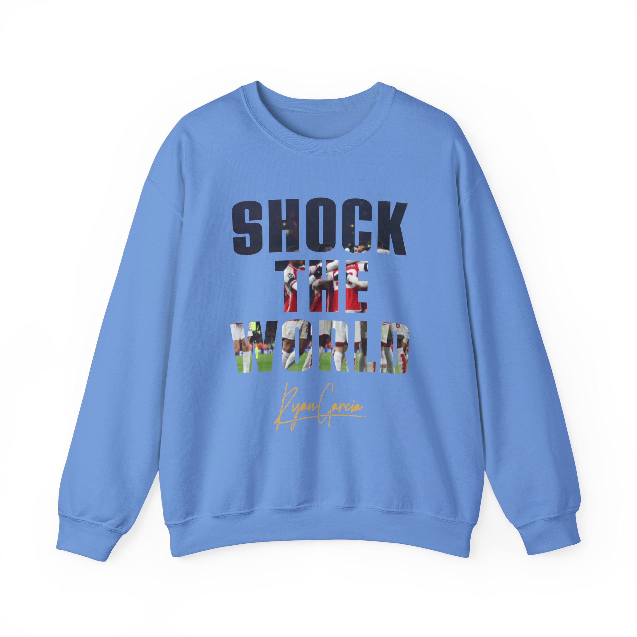 Ryan Garcia shock the world Unisex Heavy Blendâ„¢ Crewneck Sweatshirt