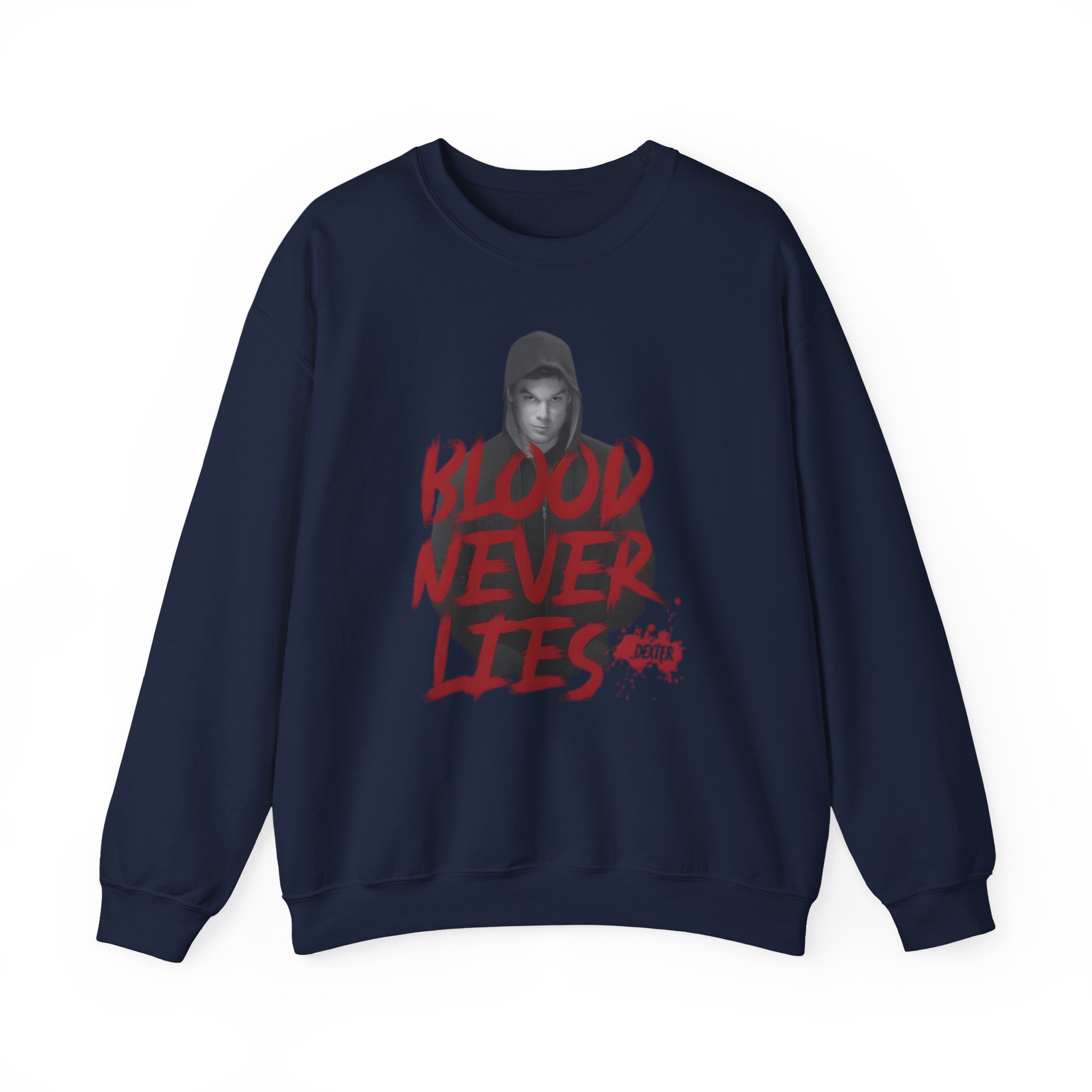 Dexter Blood Never Lies Unisex Heavy Blendâ„¢ Crewneck Sweatshirt