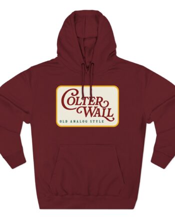 Colter Wall Old Analog Style Three-Panel Fleece Hoodie