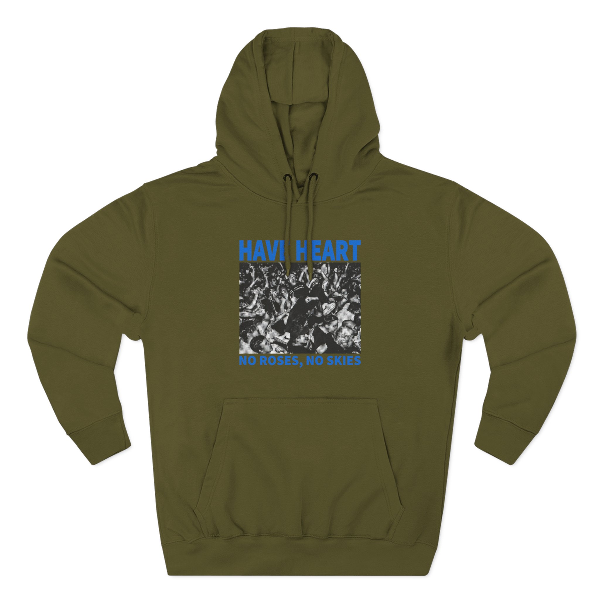 Have Heart No Roses, No Skies Three-Panel Fleece Hoodie