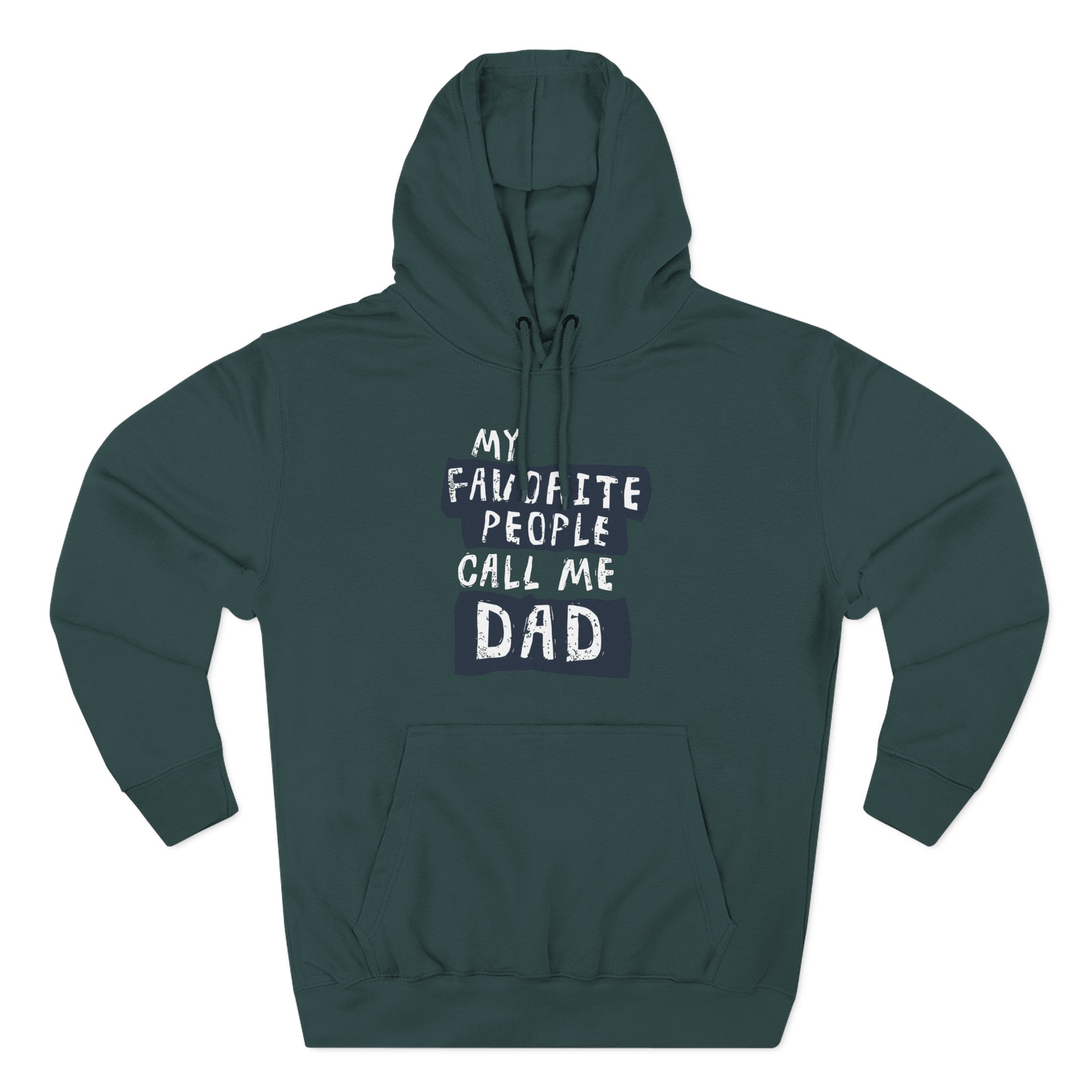 Afroman My Favorite People Call Me Dad Three-Panel Fleece Hoodie
