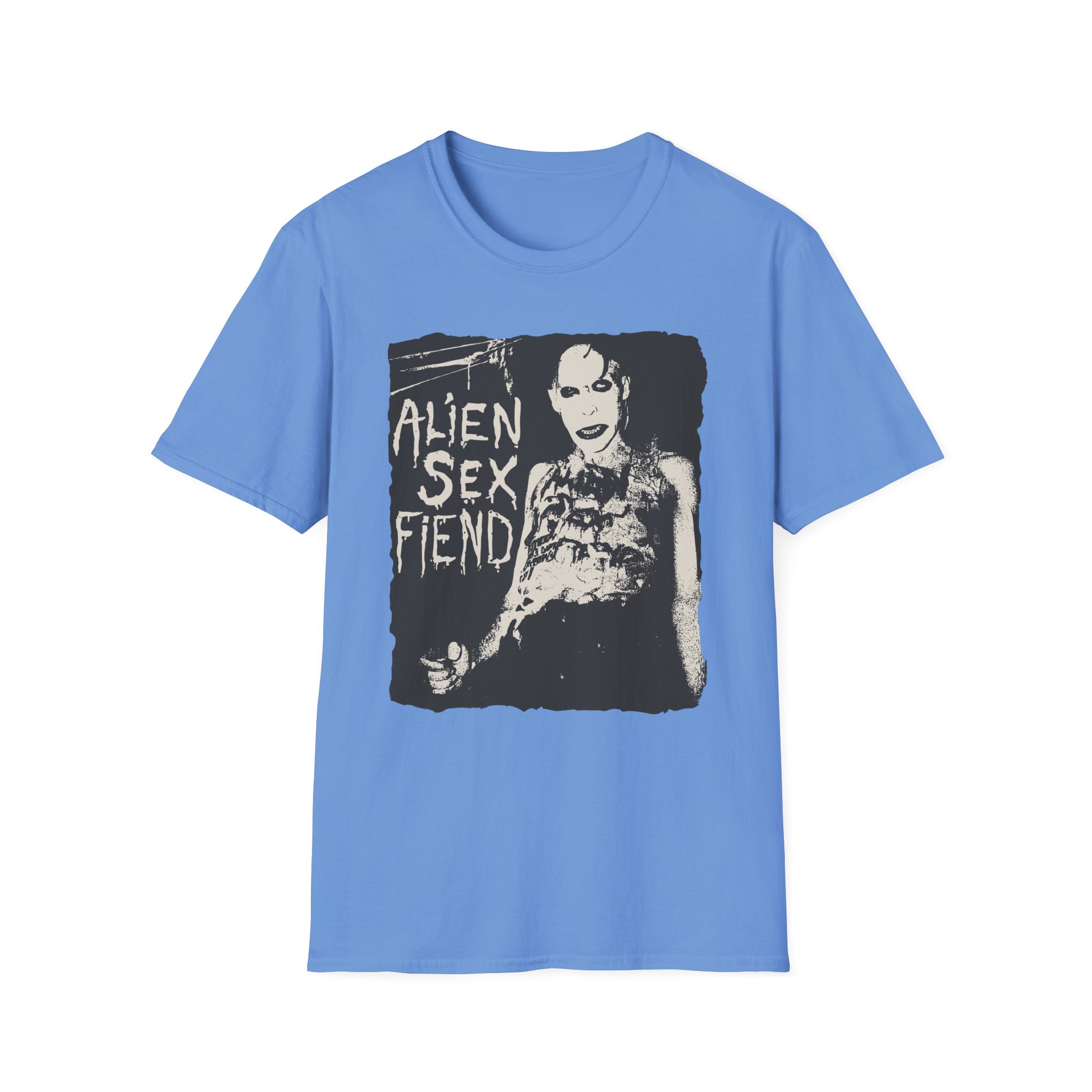 Alien Sex Fiend Nik Fiend Unisex Softstyle T-Shirt