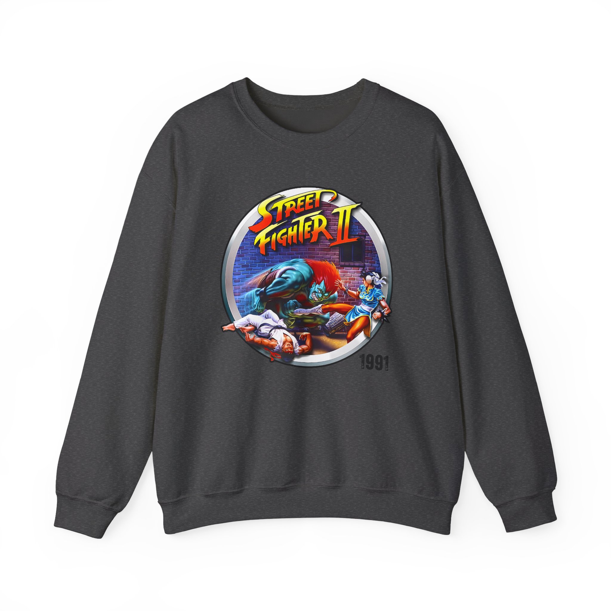 Ishowspeed Street Fighter Unisex Heavy Blendâ„¢ Crewneck Sweatshirt