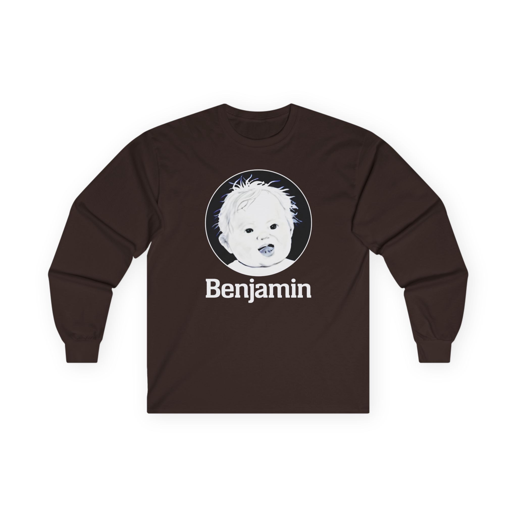 Garrett Watts Baby Benjamin Unisex Ultra Cotton Long Sleeve Tee