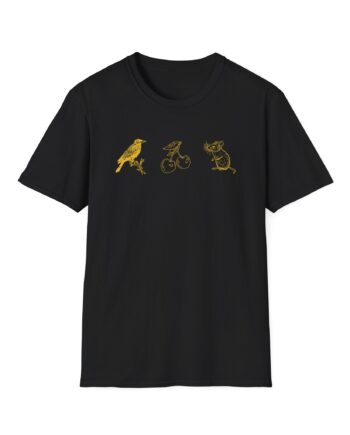 Armchair Expert Crow Cherry Mouse Unisex Softstyle T-Shirt