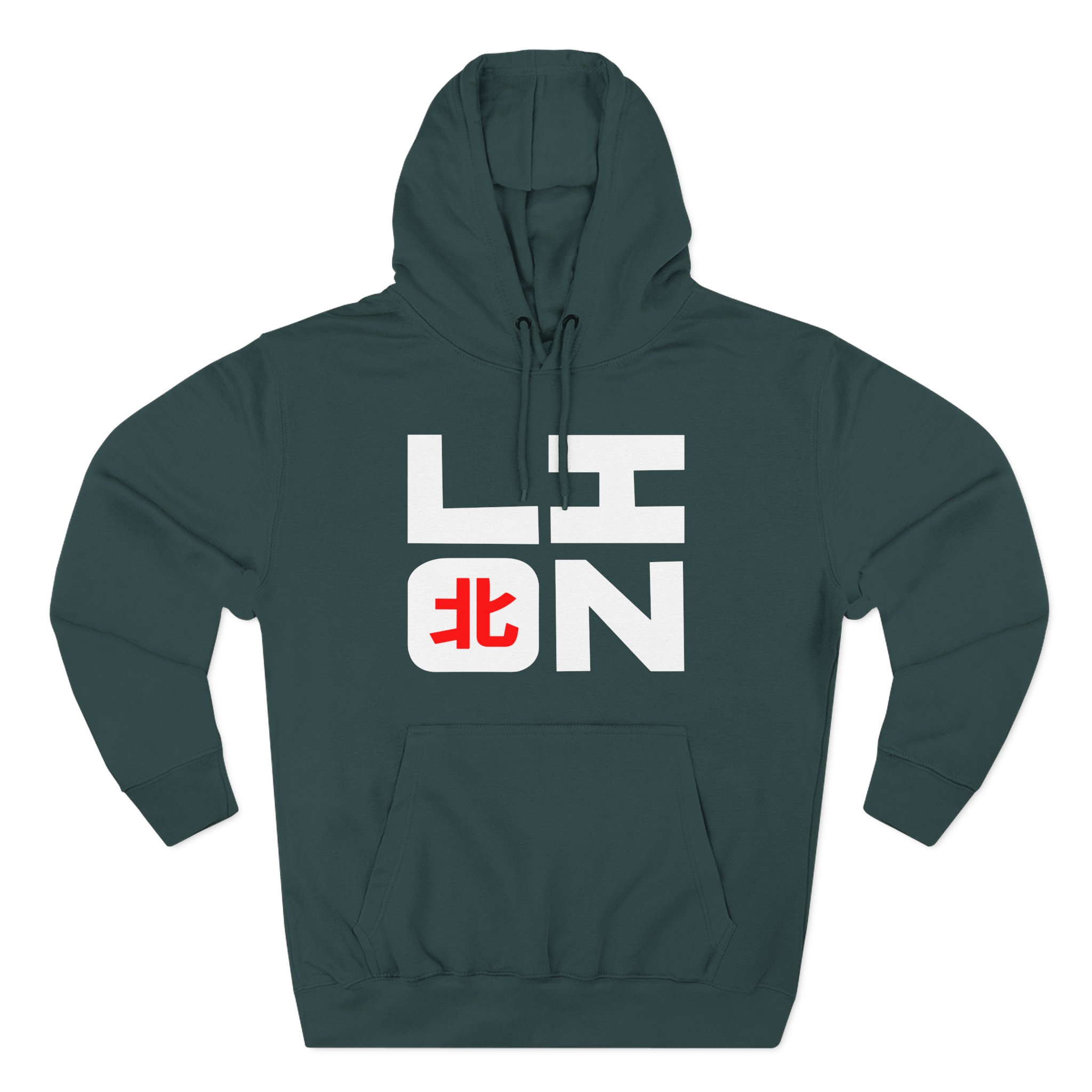 Northernlion Lion Square Three-Panel Fleece Hoodie