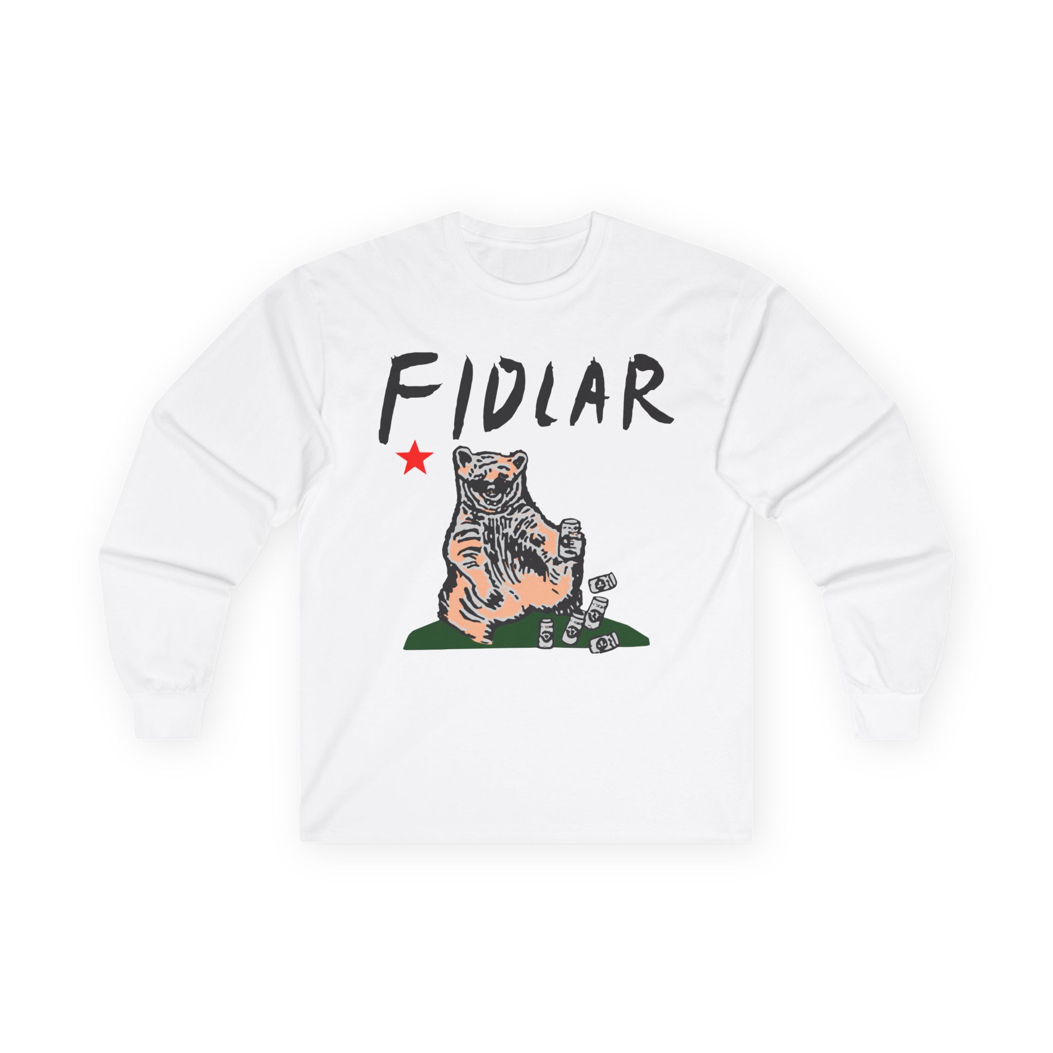 California Bear Drink Cheap Beer Fidlar Unisex Ultra Cotton Long Sleeve Tee