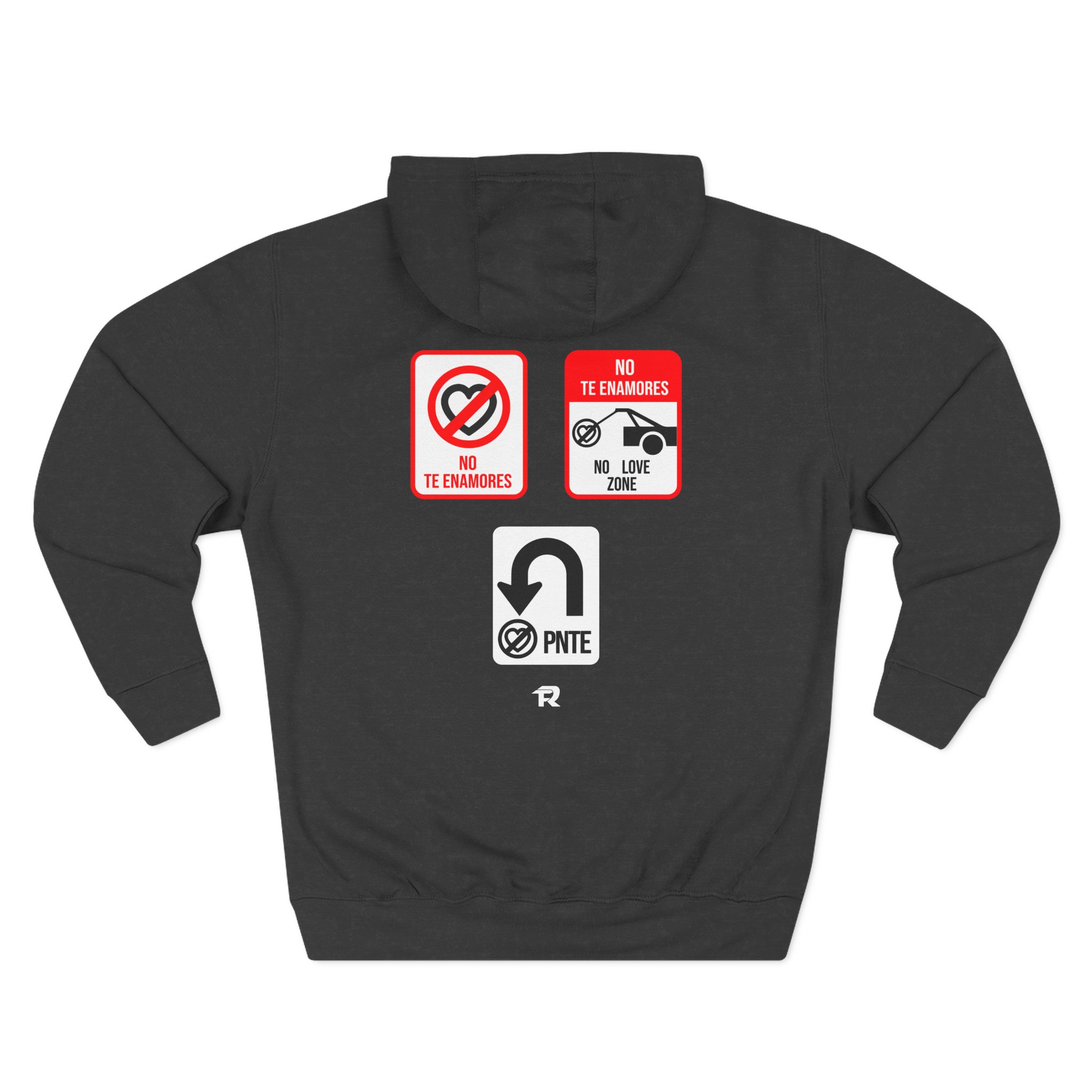 Fuerza Regida No Love Zone Three-Panel Fleece Hoodie