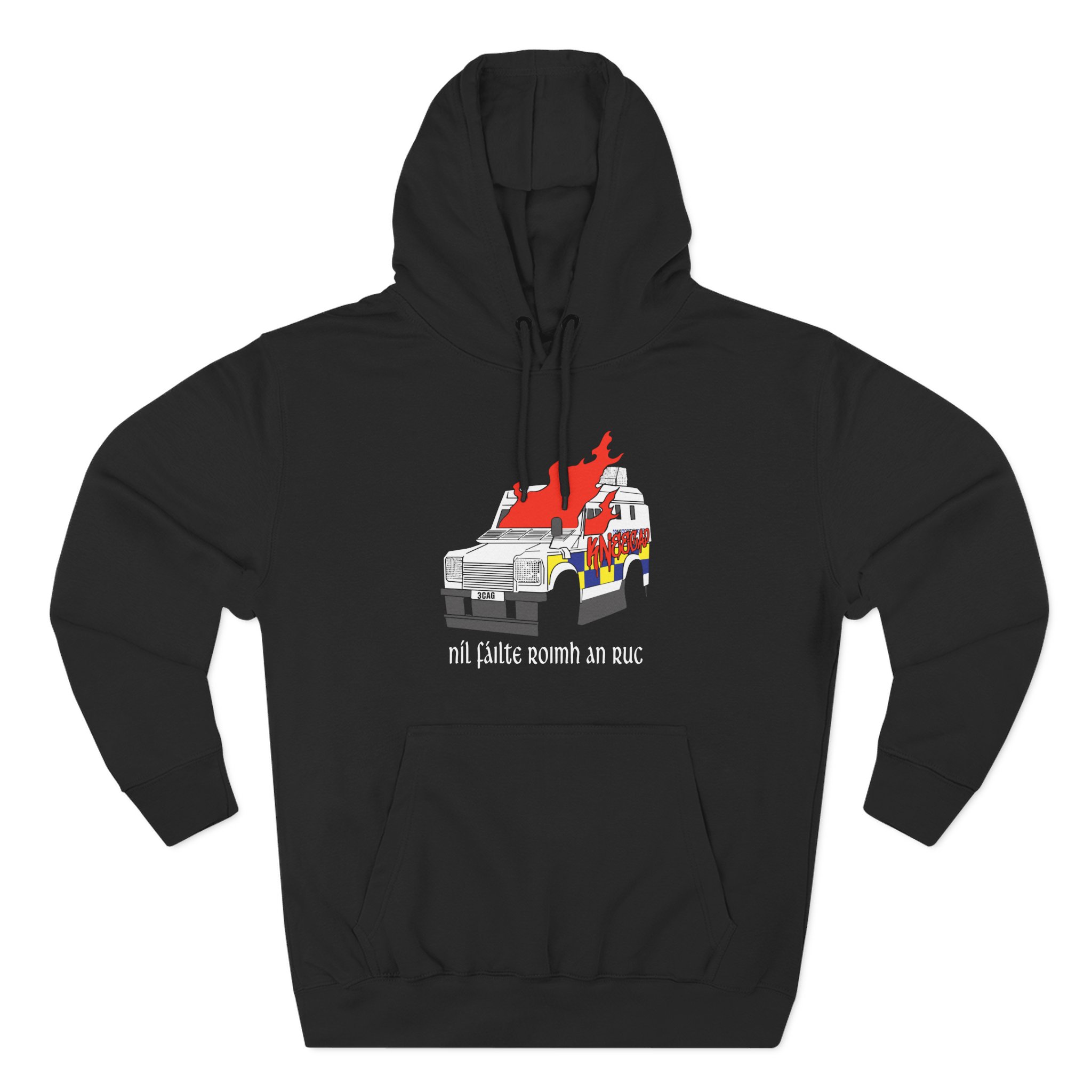 Ruc Not Welcome Three-Panel Fleece Hoodie