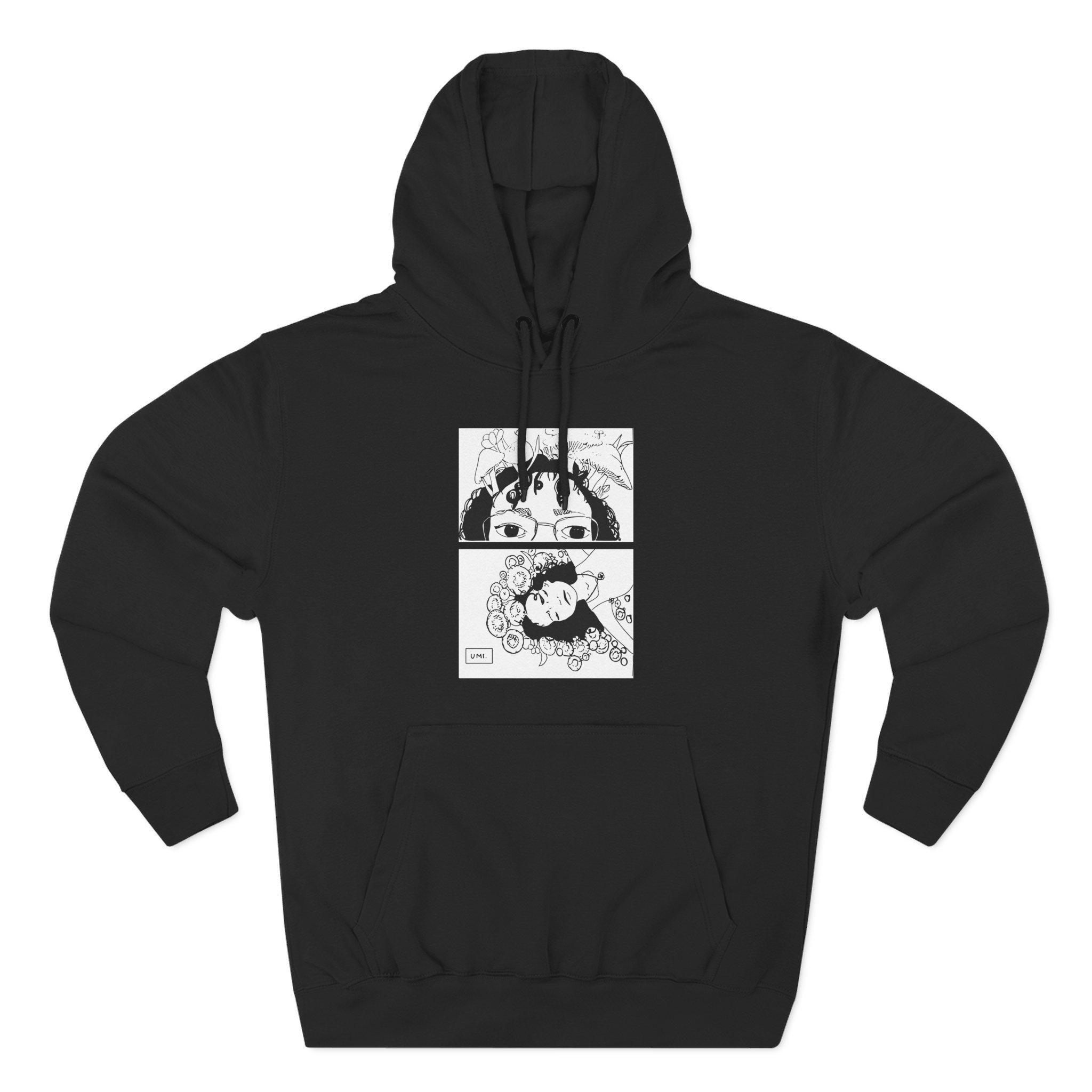 Umi Drawing Three-Panel Fleece Hoodie