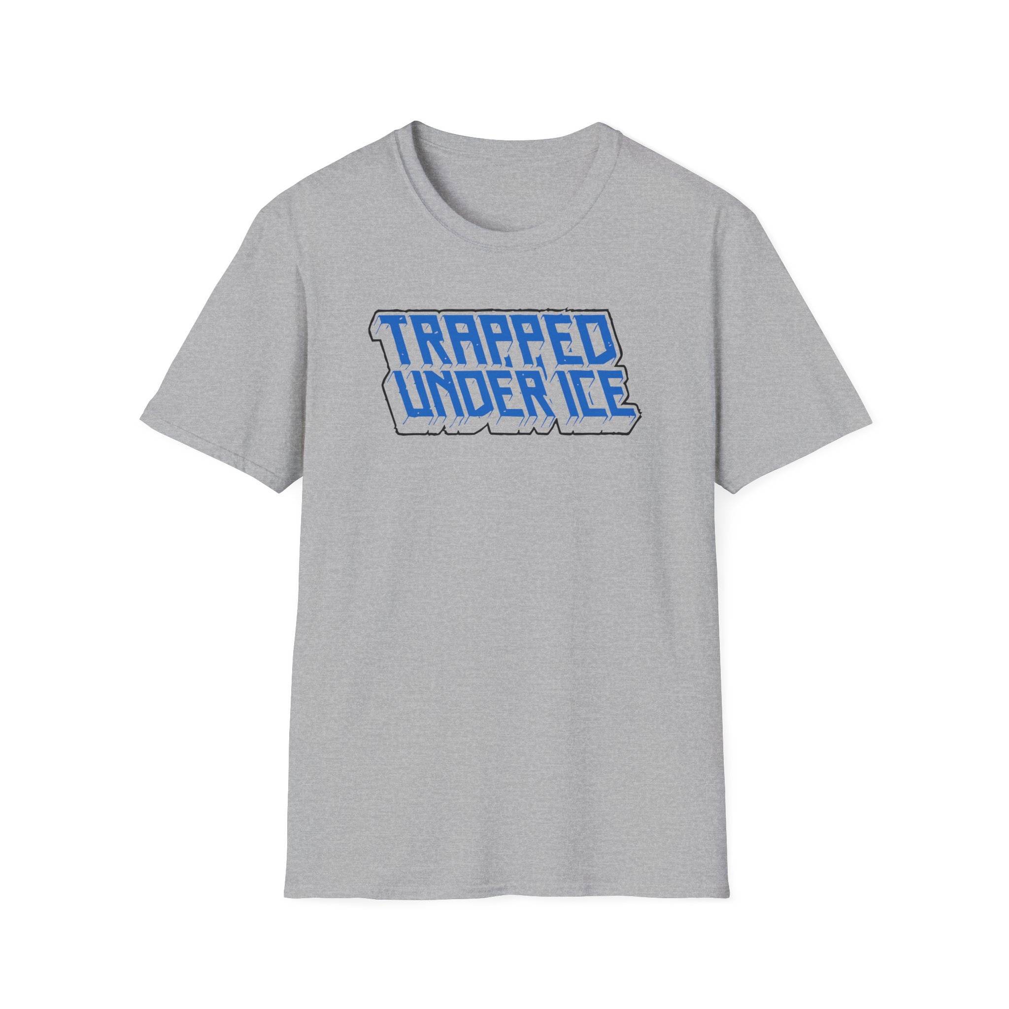 Trapped Under Ice Stacked 3d Logo Unisex Softstyle T-Shirt