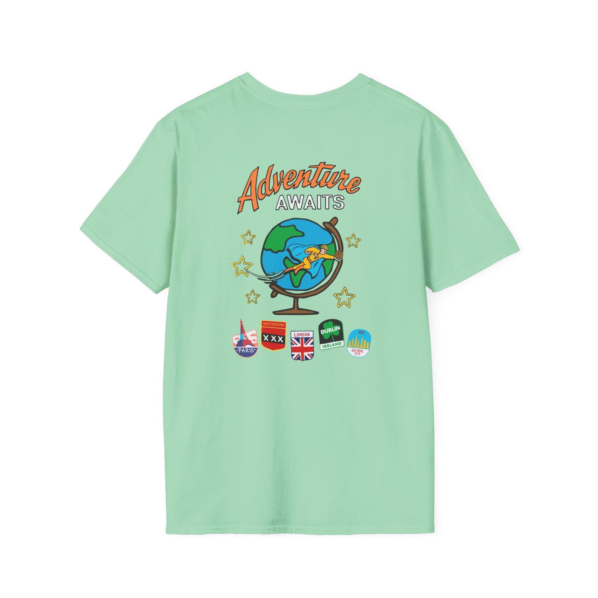 Ryan Trahan One Cent Adventure Awaits Travel Club Unisex Softstyle T-Shirt