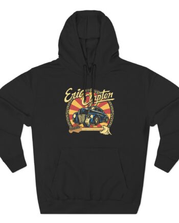 Eric Clapton 2010 North American Tour Three-Panel Fleece Hoodie