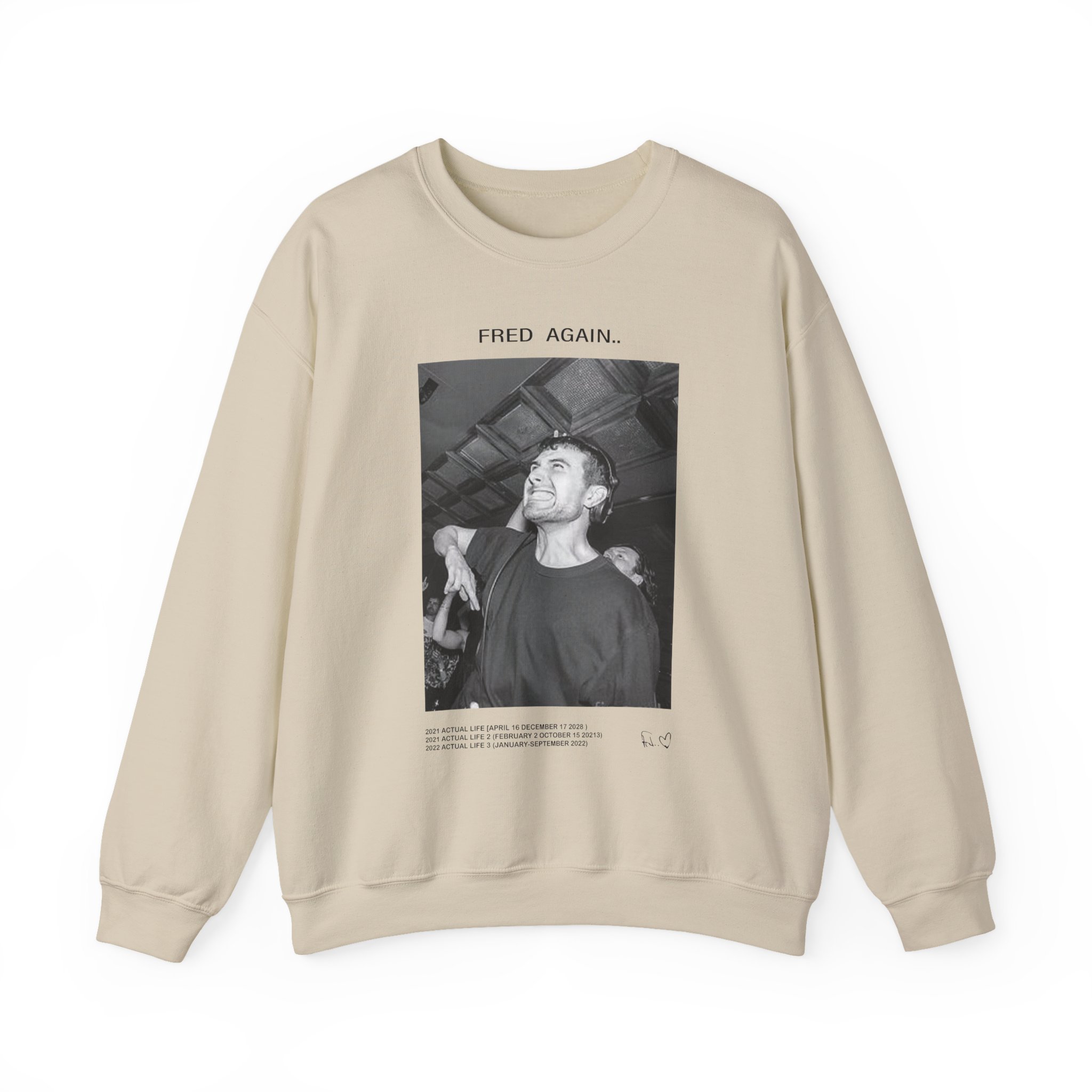 Fred Again Album Unisex Heavy Blendâ„¢ Crewneck Sweatshirt