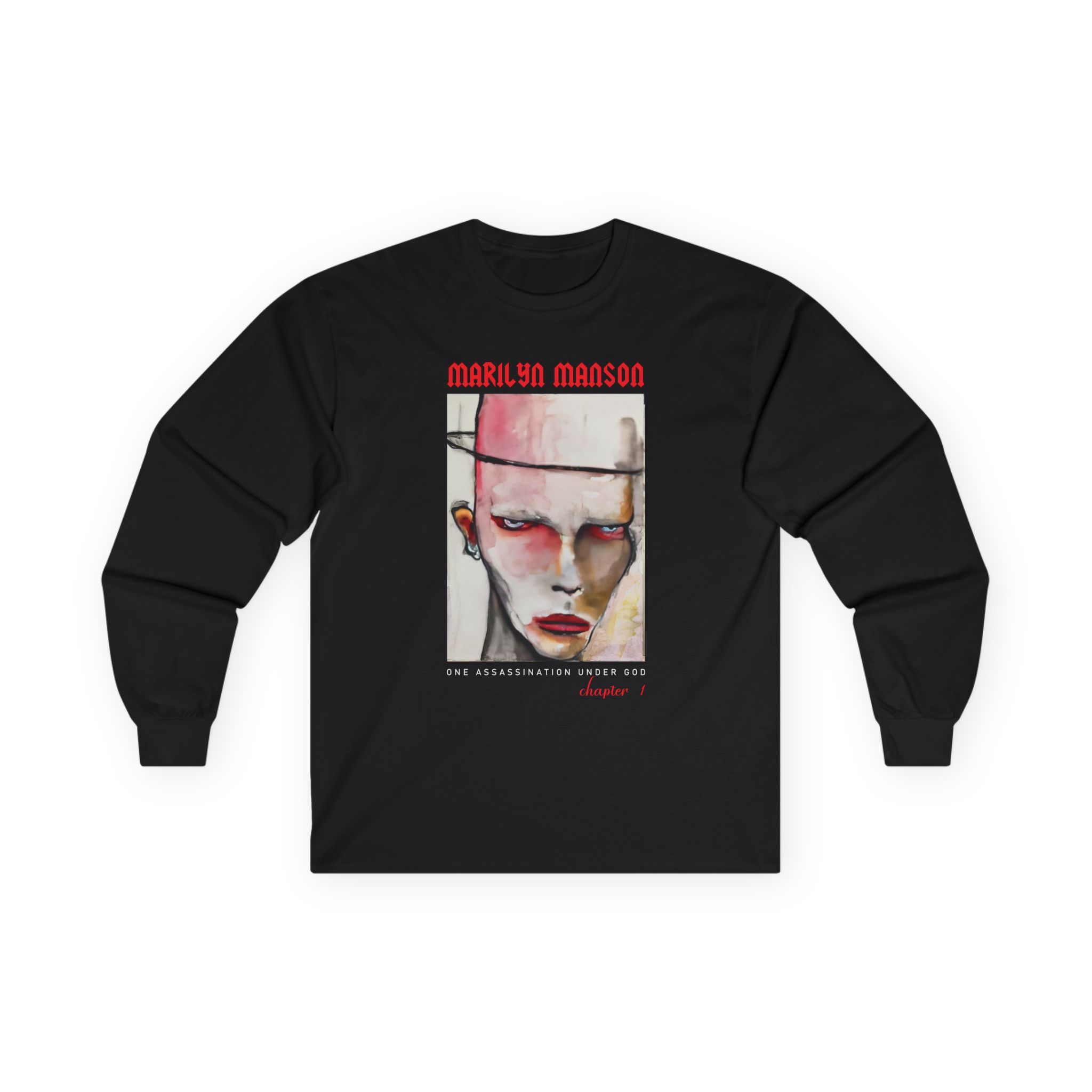 Marilyn Manson One Assassination Under God Unisex Ultra Cotton Long Sleeve Tee