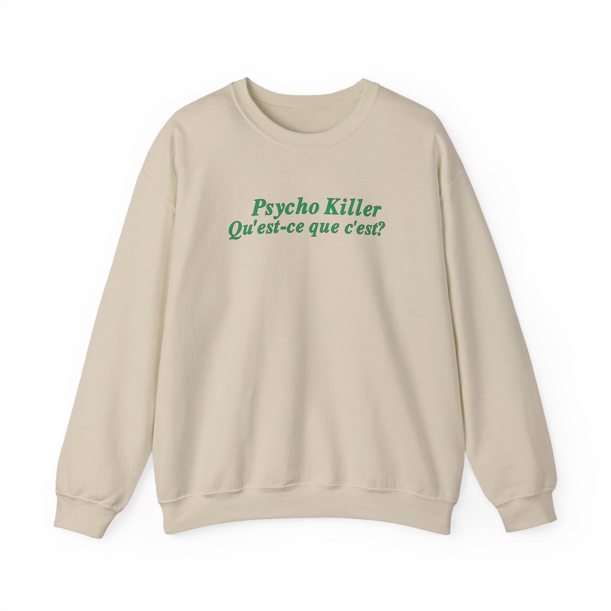 Miley Cyrus Talking Heads X Miley Psycho Killer Unisex Heavy Blendâ„¢ Crewneck Sweatshirt