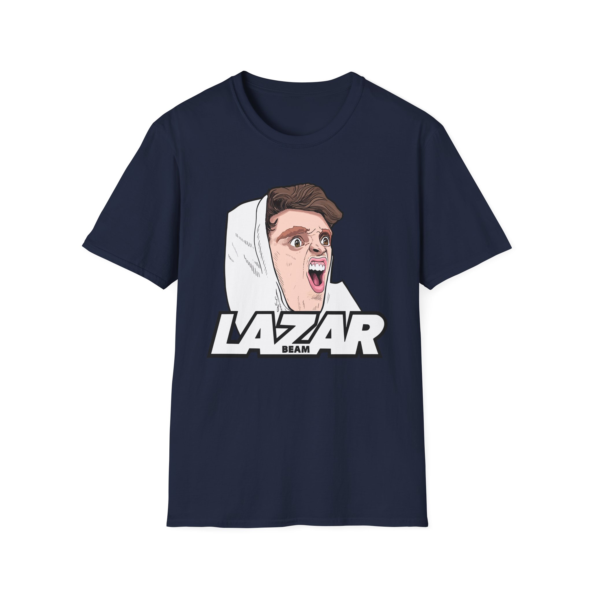 Lazar Silly Face Unisex Softstyle T-Shirt