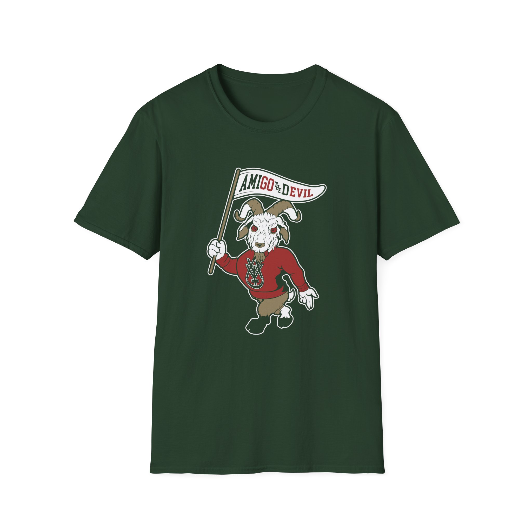 Amigo The Devil Go Evil Mascot Unisex Softstyle T-Shirt