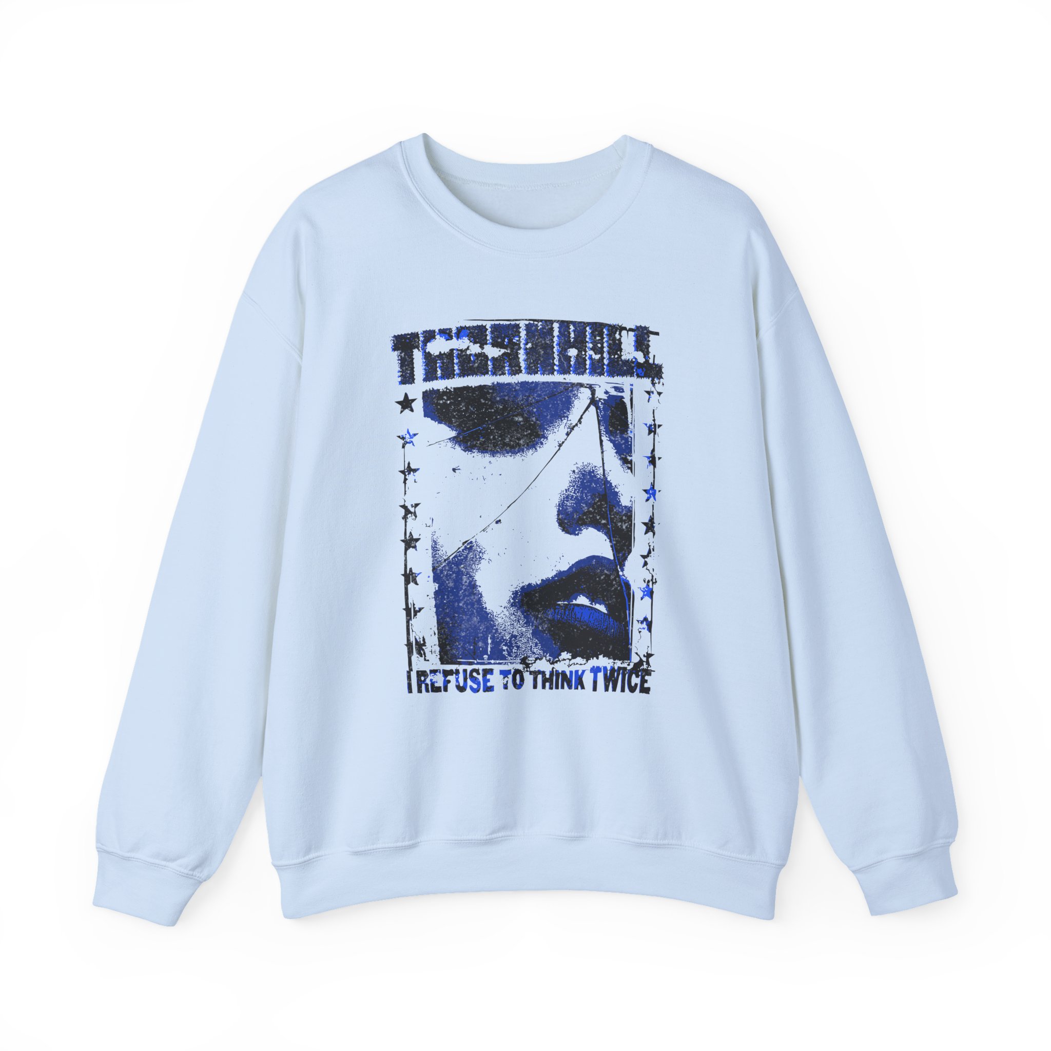 Thornhill Think Twice Sand Unisex Heavy Blendâ„¢ Crewneck Sweatshirt