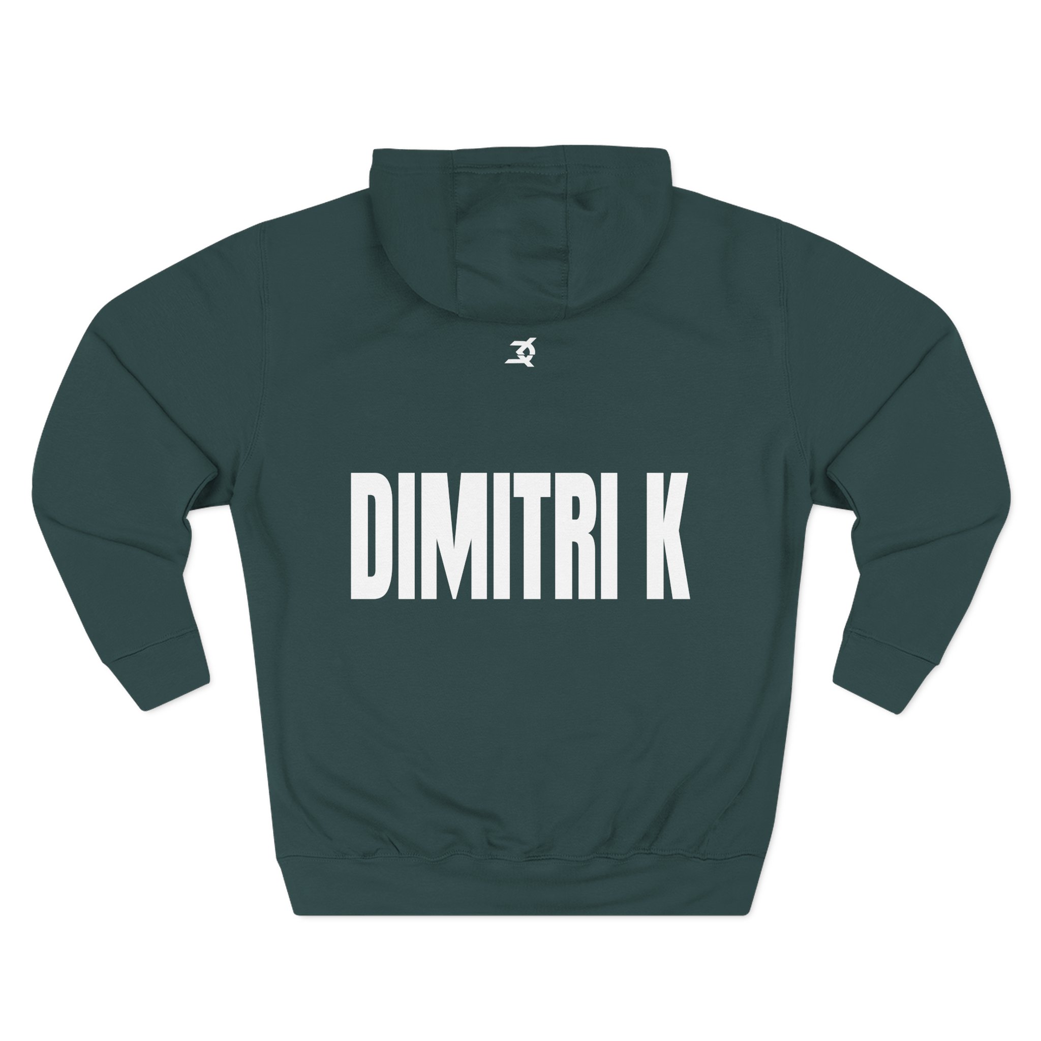 Dimitri K Three-Panel Fleece Hoodie