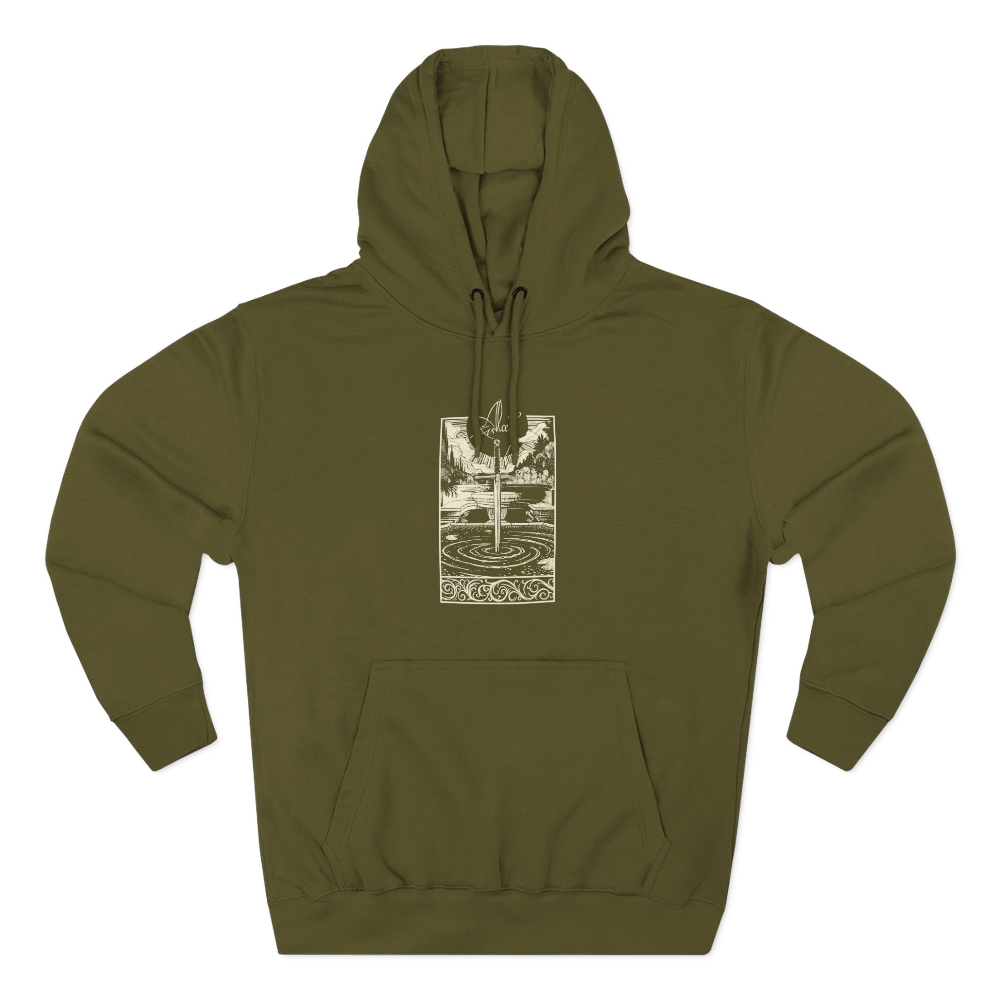 Alcest Spiritual Three-Panel Fleece Hoodie