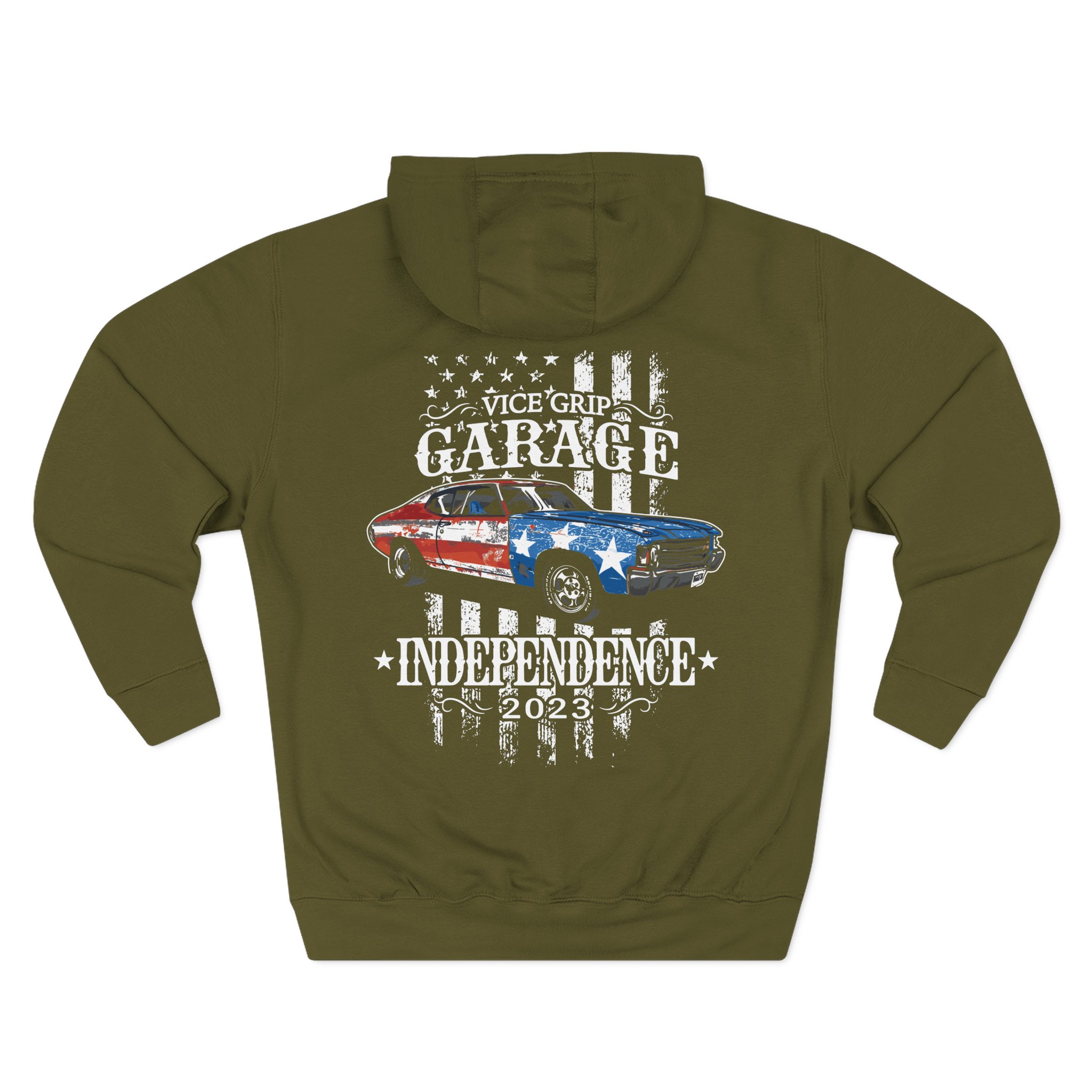 Vicegripgarage Independence 2023 Three-Panel Fleece Hoodie