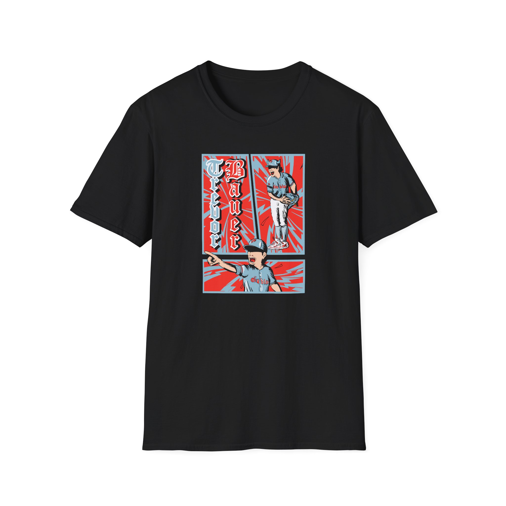 Trevor Bauer Diablo's Comic Strip Unisex Softstyle T-Shirt