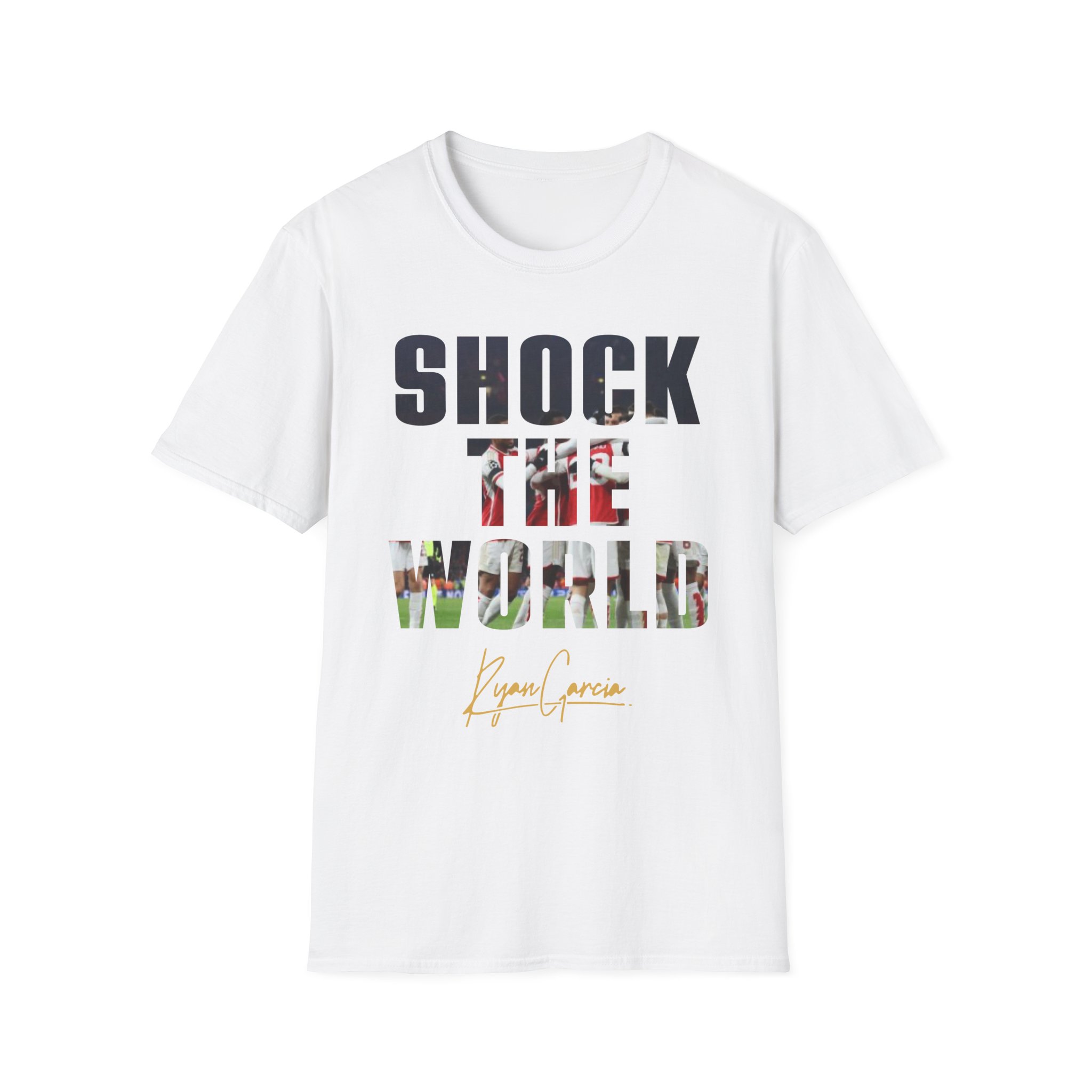 Ryan Garcia shock the world Unisex Softstyle T-Shirt