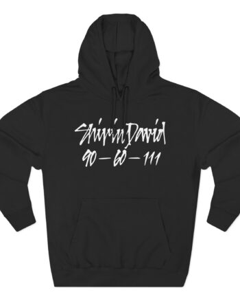 Shirin David 90-60-111 Text -  Three-Panel Fleece Hoodie