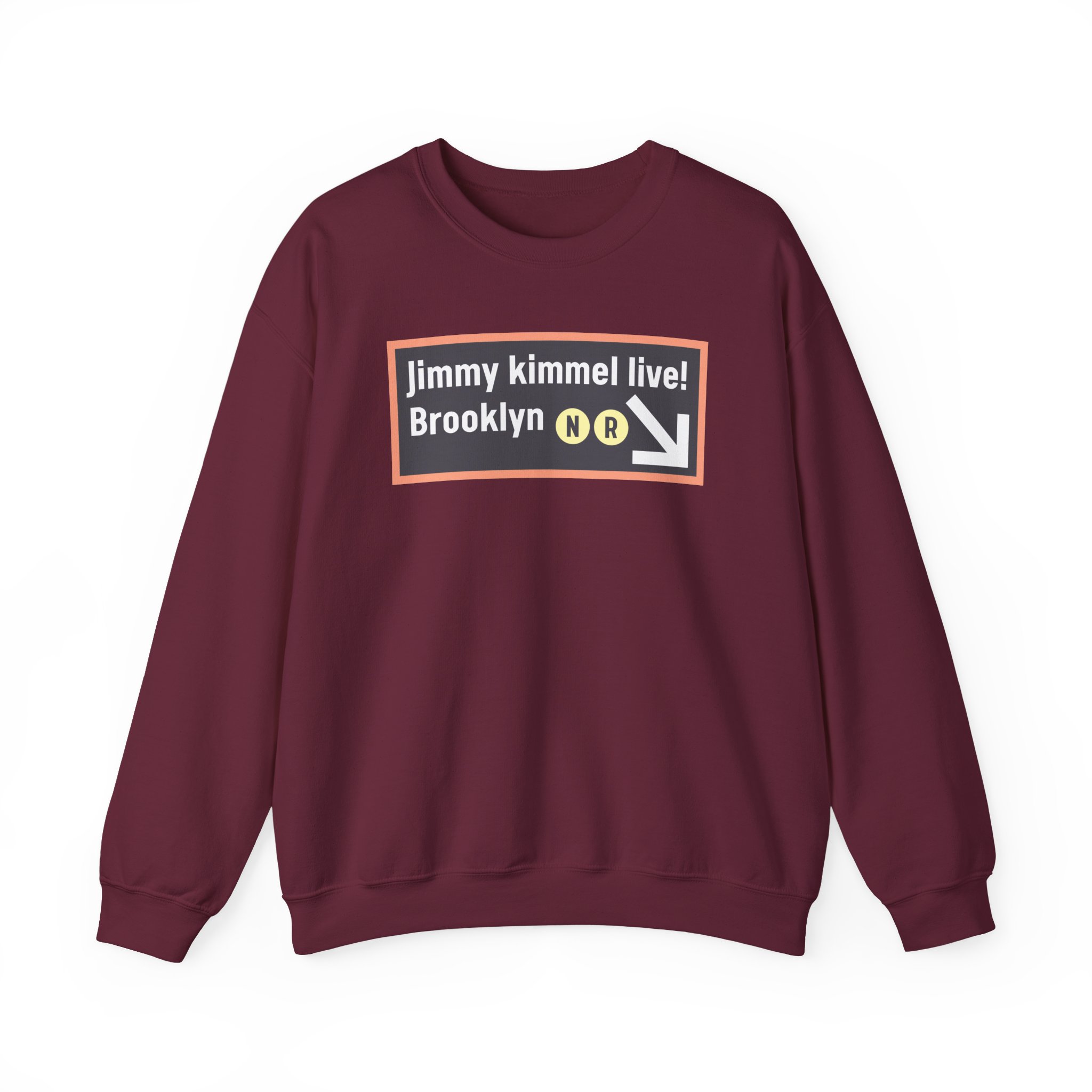 Jimmy Kimmel Live! Subway Unisex Heavy Blendâ„¢ Crewneck Sweatshirt
