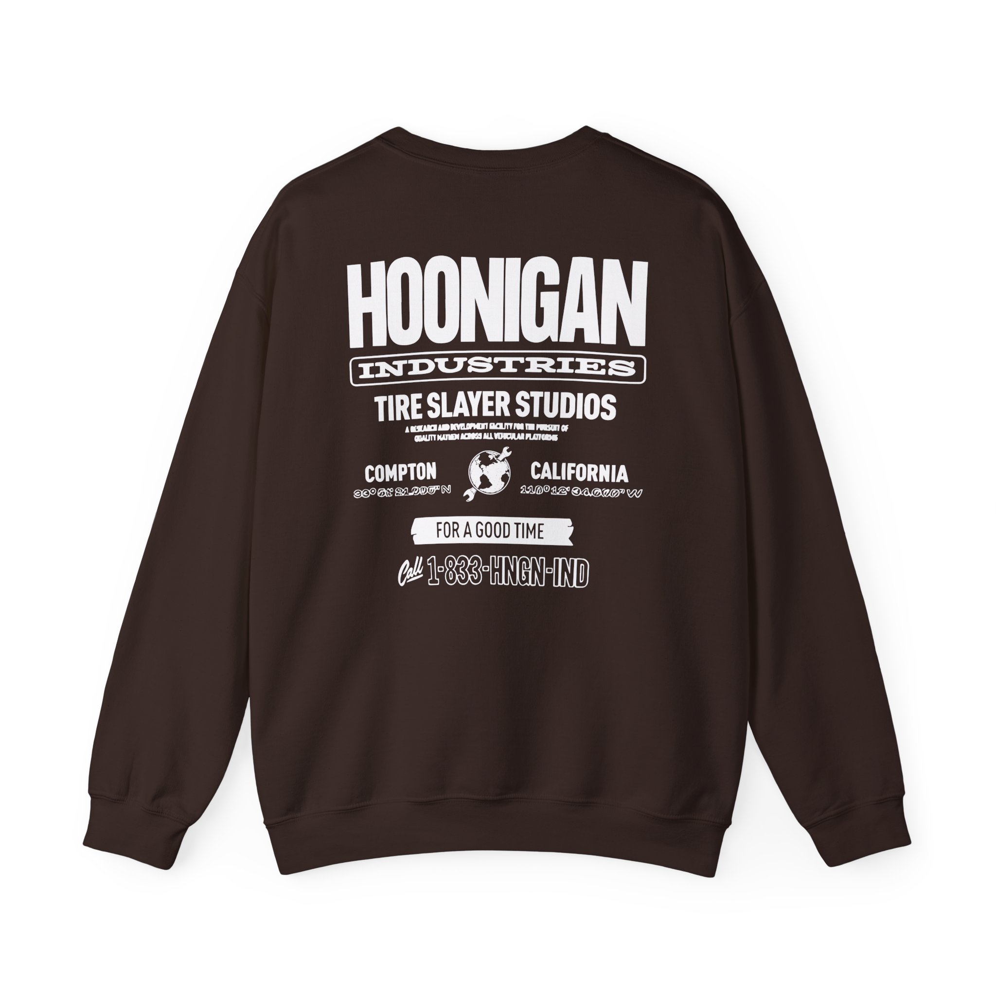 Ken Block Hoonigan Headquarters Unisex Heavy Blendâ„¢ Crewneck Sweatshirt