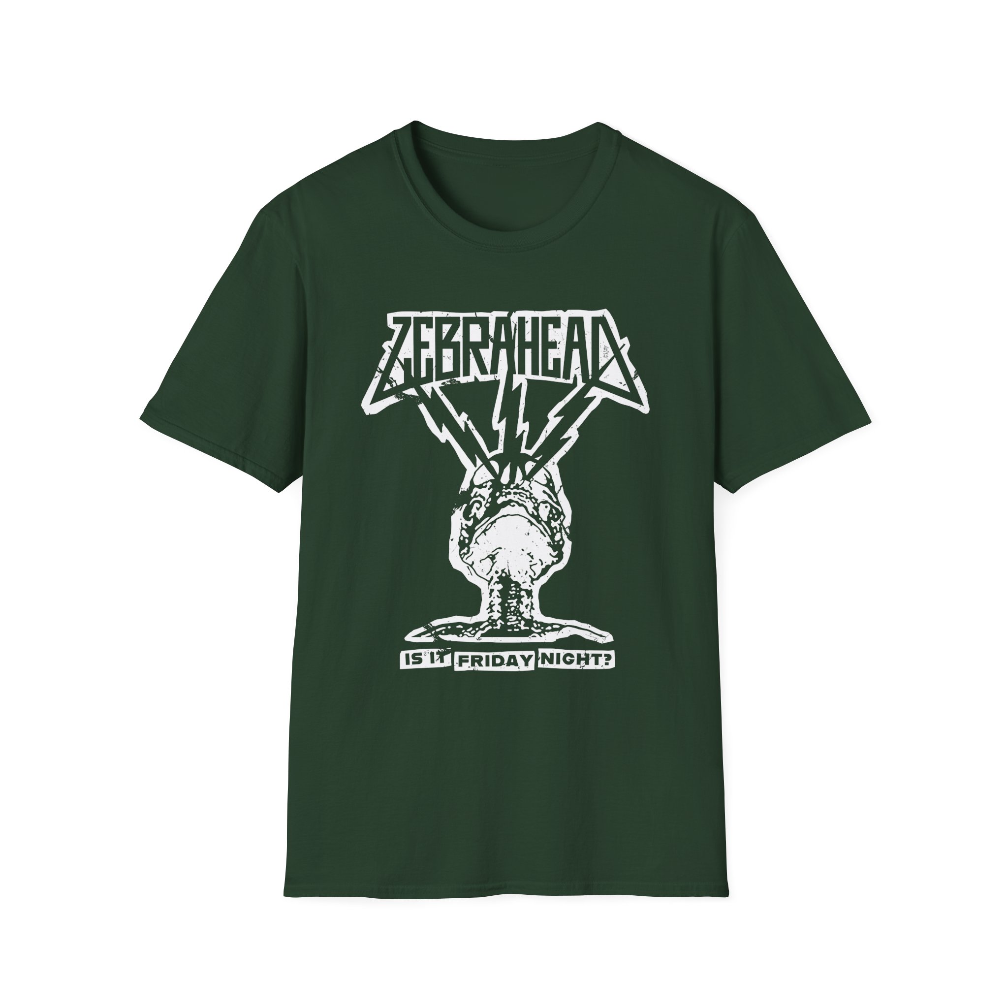 Zebrahead Lightning Skull Friday night tour Unisex Softstyle T-Shirt