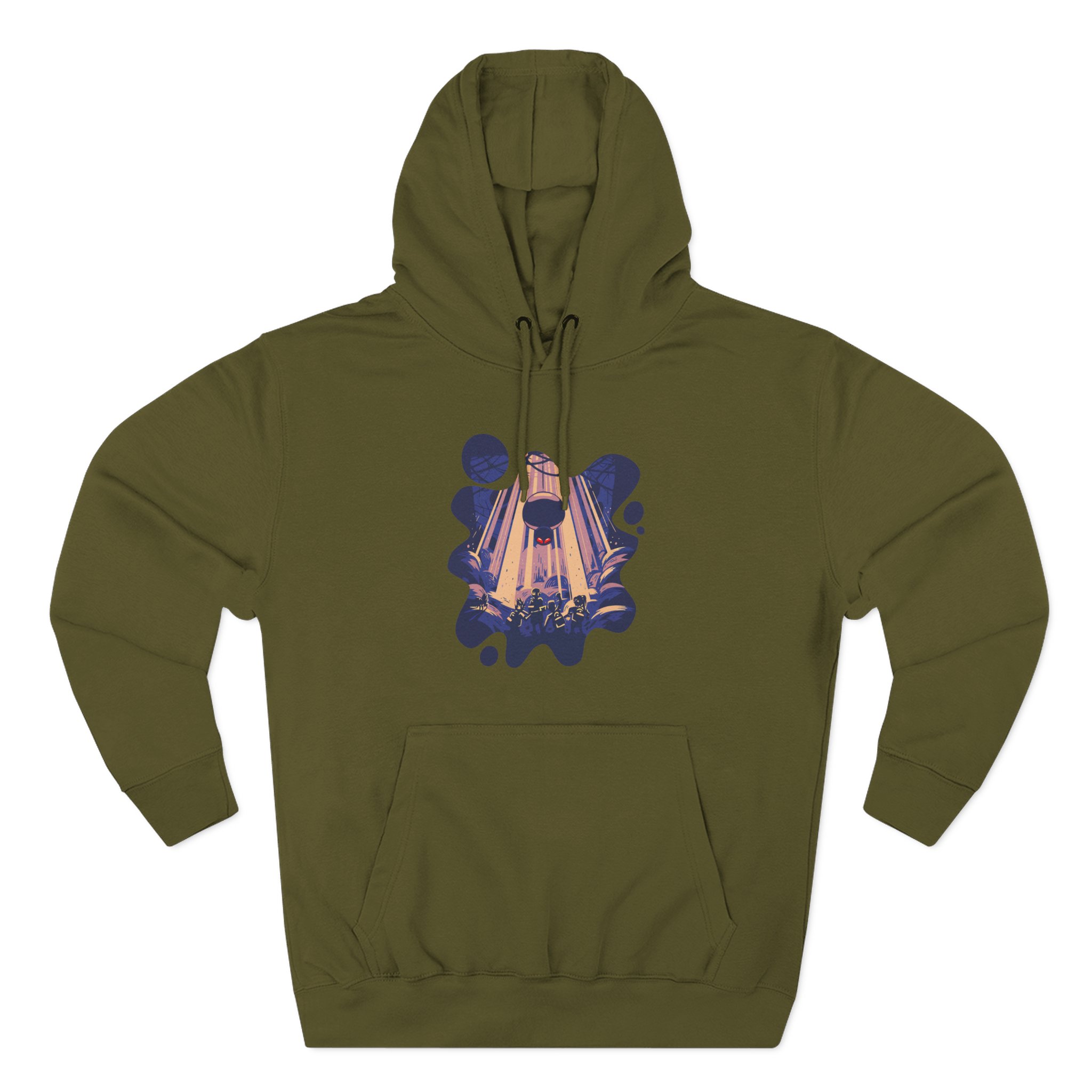 Grounded Danger Dumpling Three-Panel Fleece Hoodie