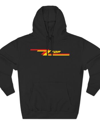 Zz Top Three-Panel Fleece Hoodie