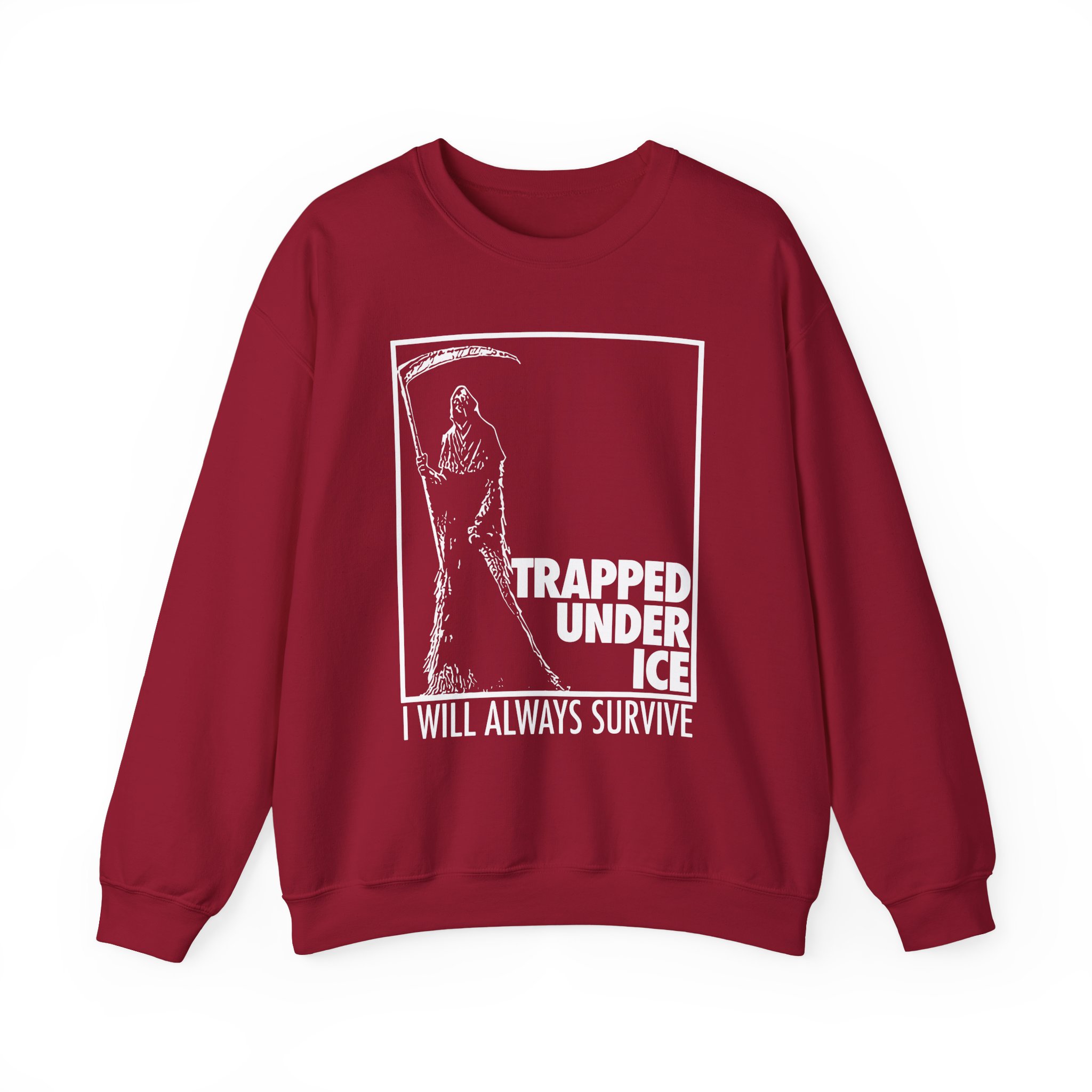 Trapped Under Ice Reaper Unisex Heavy Blend Crewneck Sweatshirt