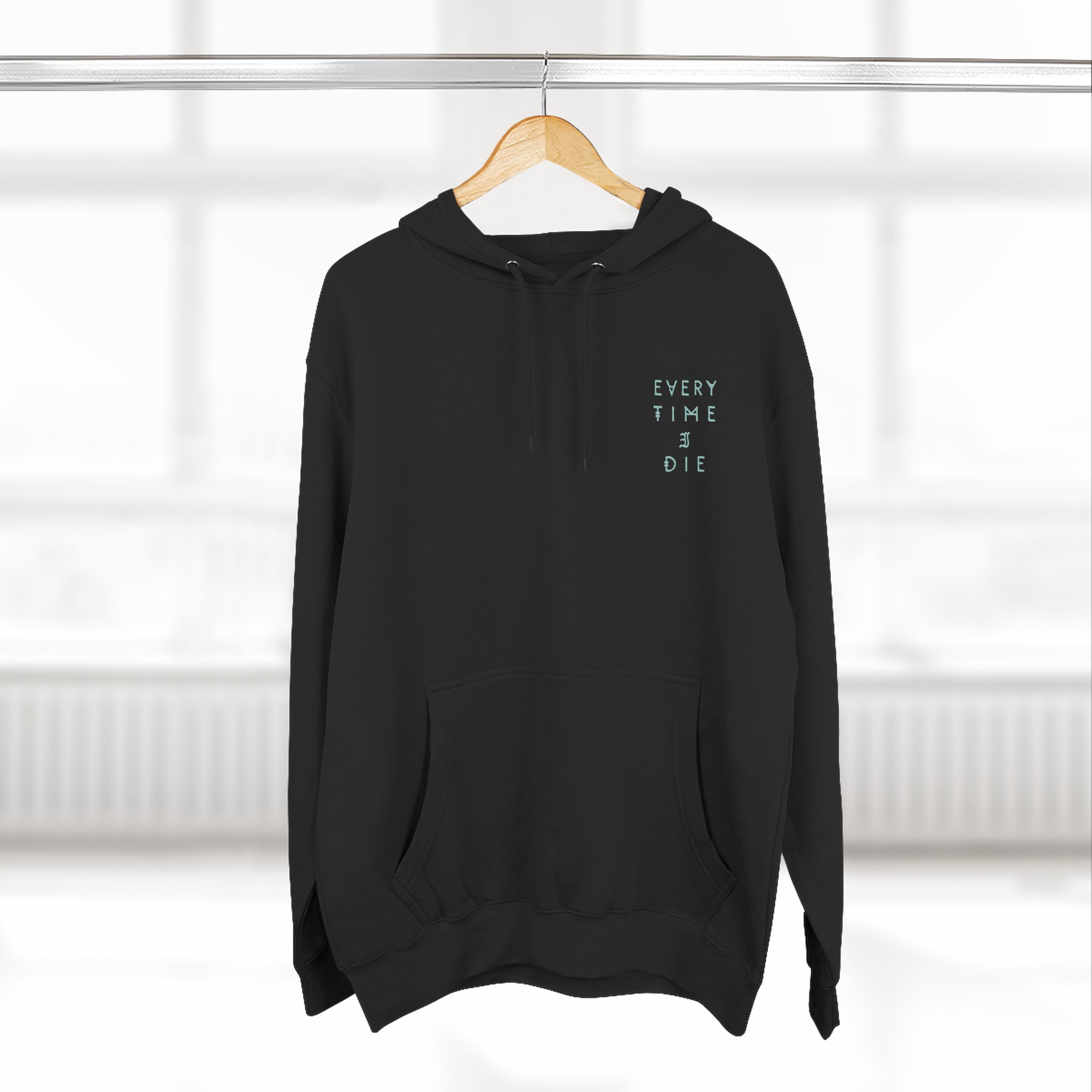 Every Time I Die Fpu Pigment Dyed Three-panel Fleece Hoodie