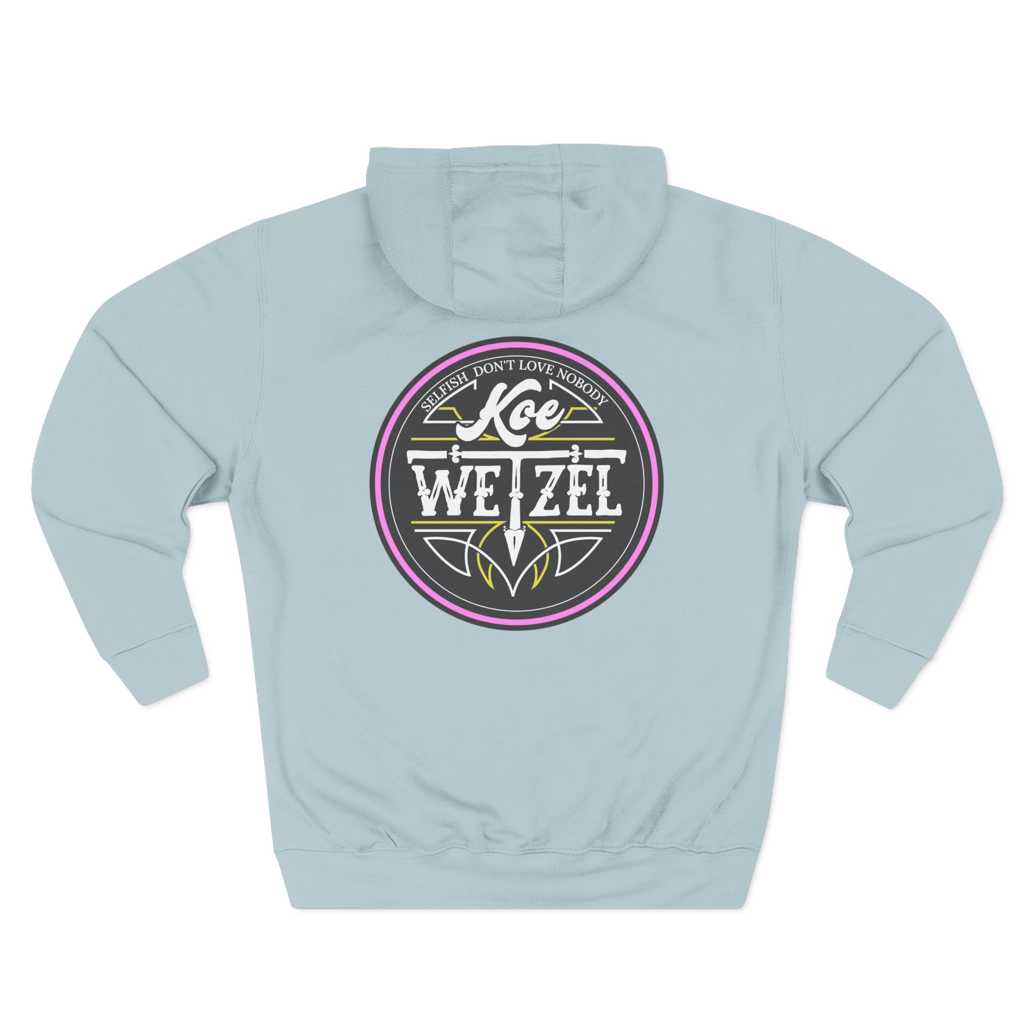 Koe Wetzel Three-Panel Fleece Hoodie