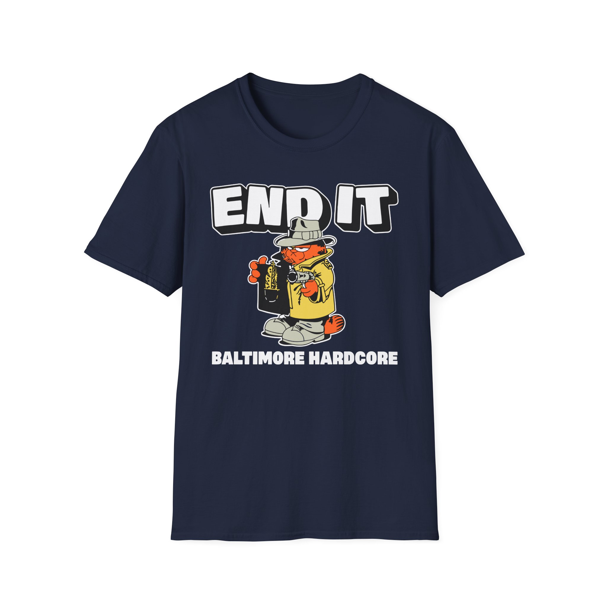 End It Baltimore Hardcore Unisex Softstyle T-Shirt