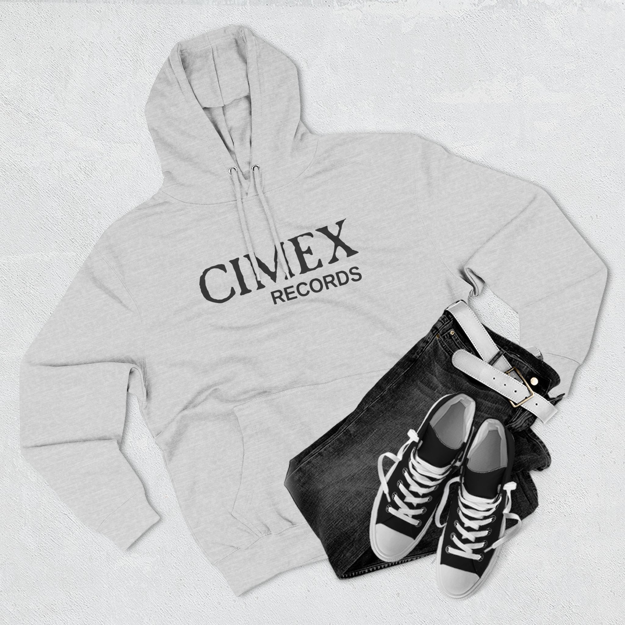 Anti Cimex Records Three-panel Fleece Hoodie