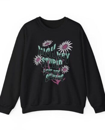 Kallmekris High Key Stupid Low Key Genius Unisex Heavy Blend™ Crewneck Sweatshirt