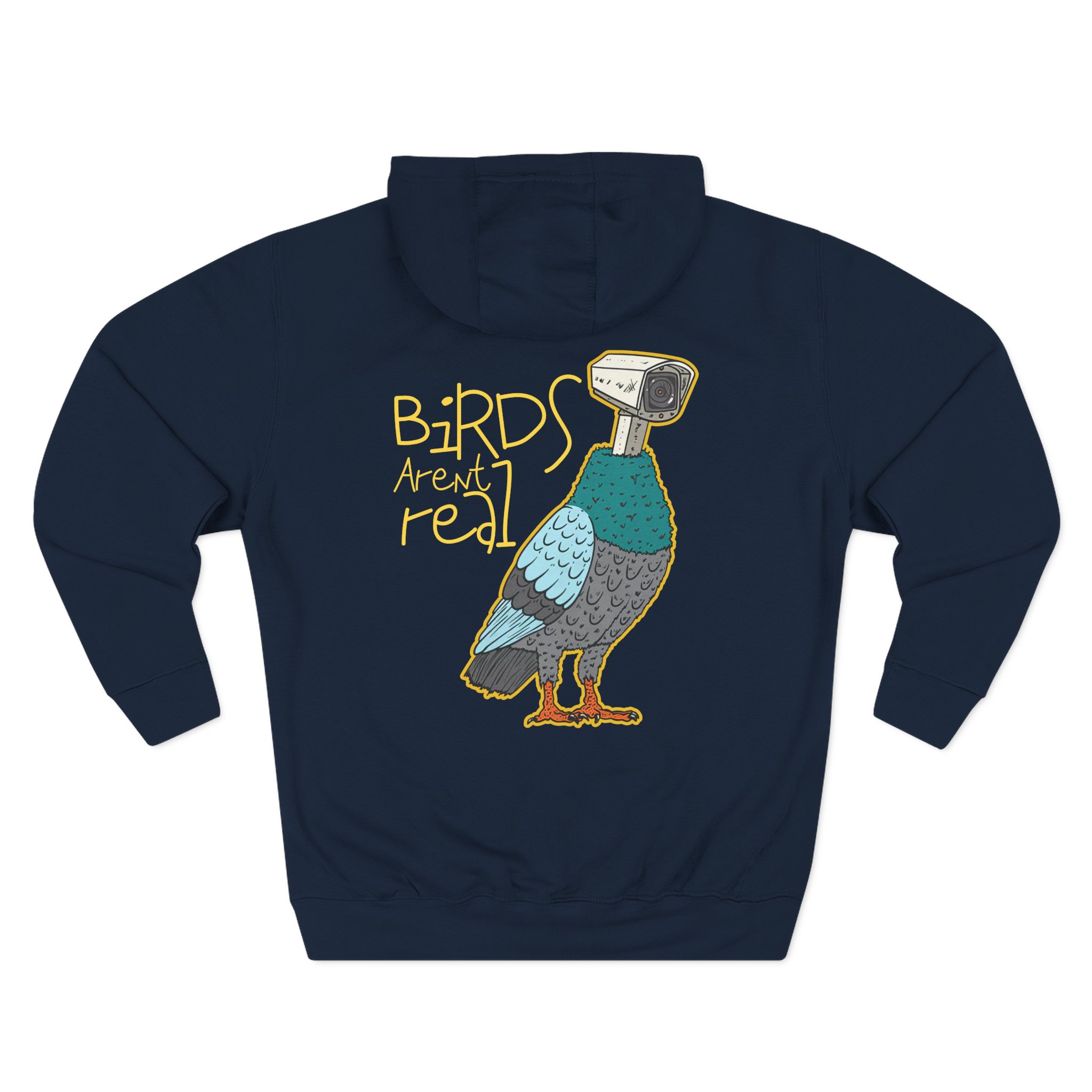 Birds Arent Real Three-Panel Fleece Hoodie