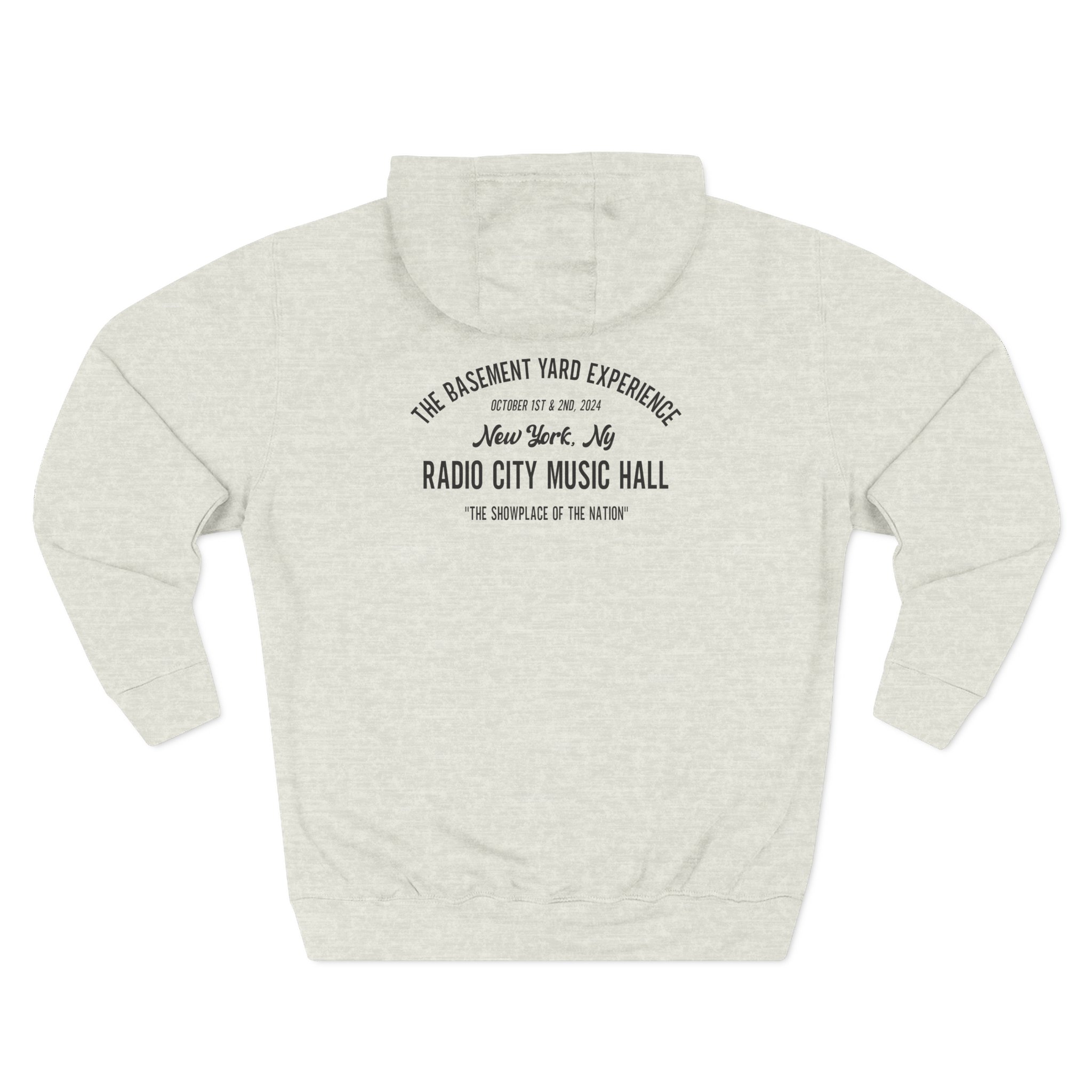 Basement Yard Tby Radio City Ivory Three-Panel Fleece Hoodie