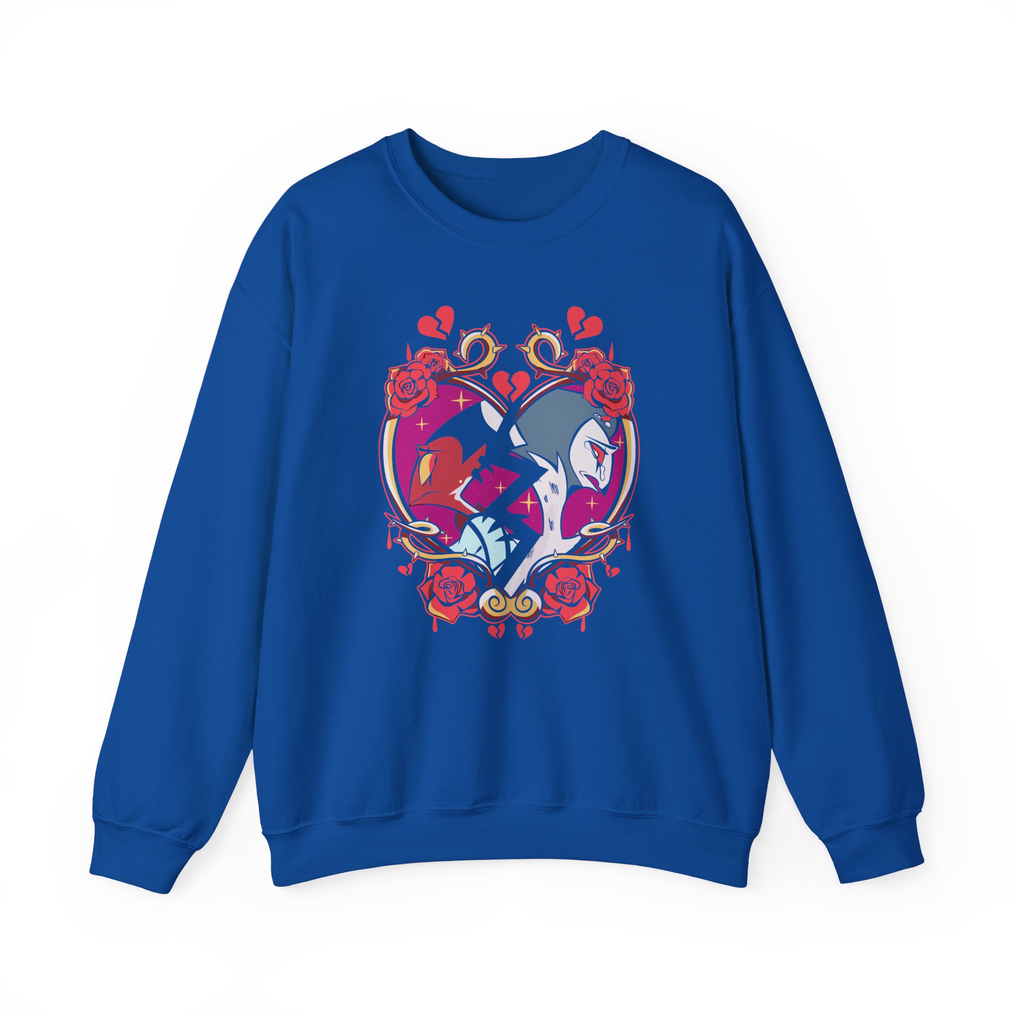Vivziepop Shattered Hearts Unisex Heavy Blendâ„¢ Crewneck Sweatshirt