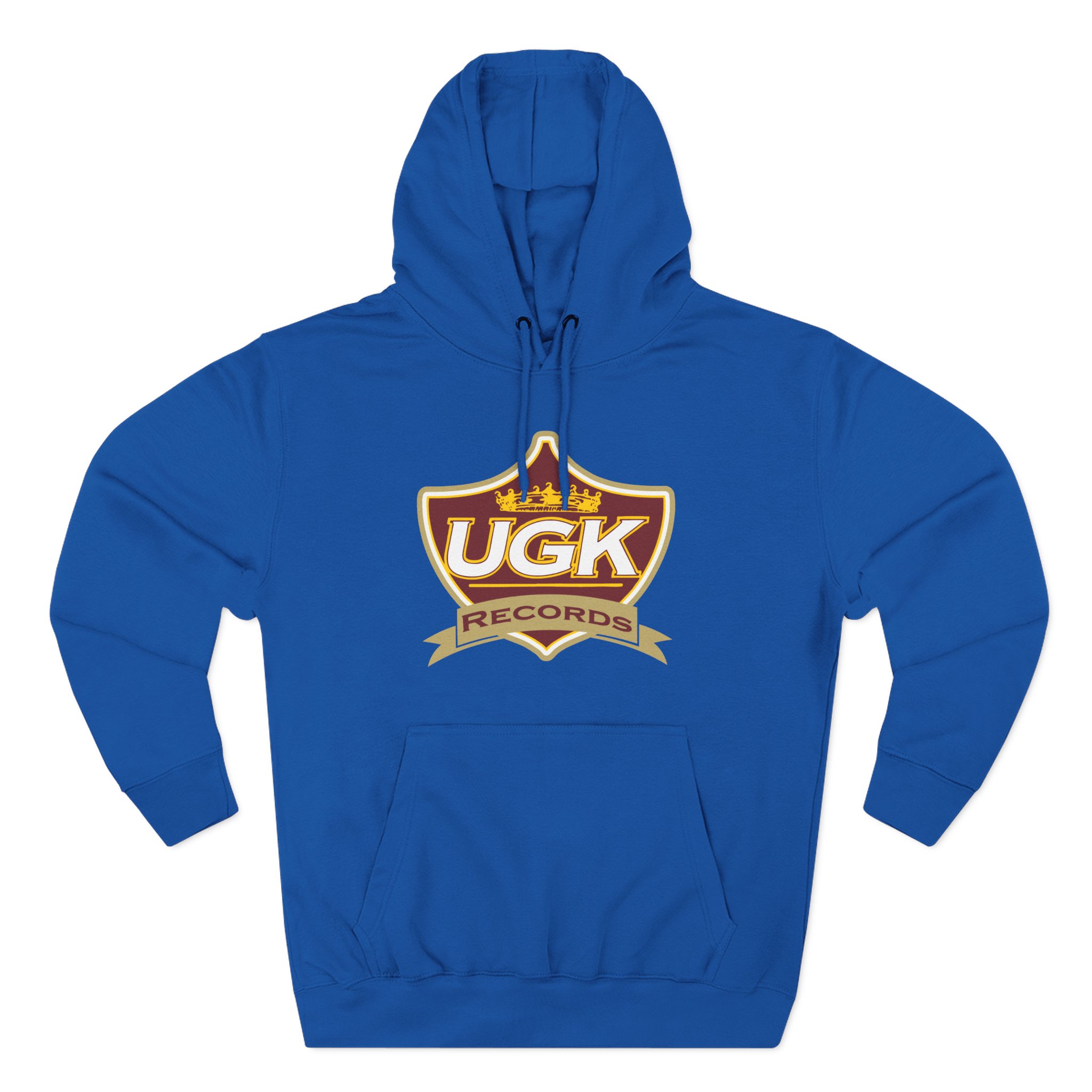 UGK Records Three-Panel Fleece Hoodie