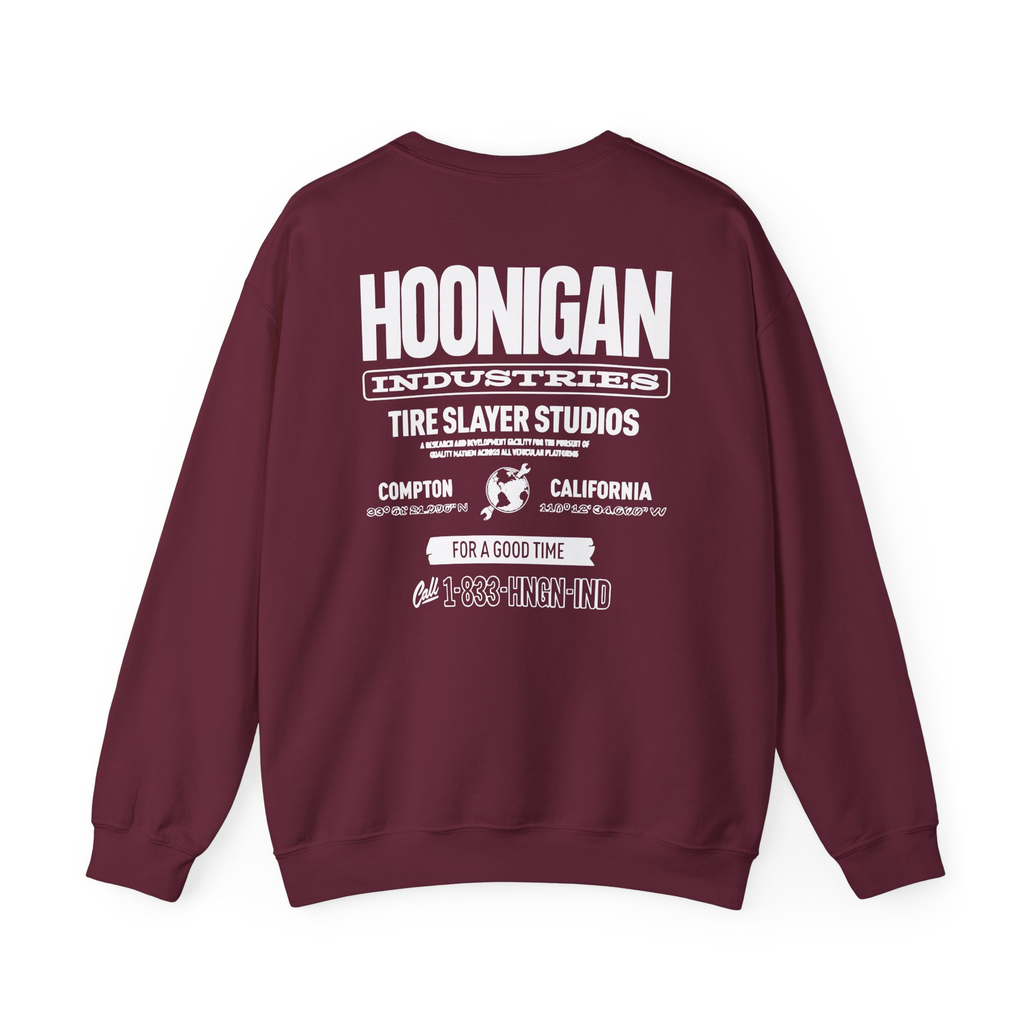 Ken Block Hoonigan Headquarters Unisex Heavy Blendâ„¢ Crewneck Sweatshirt