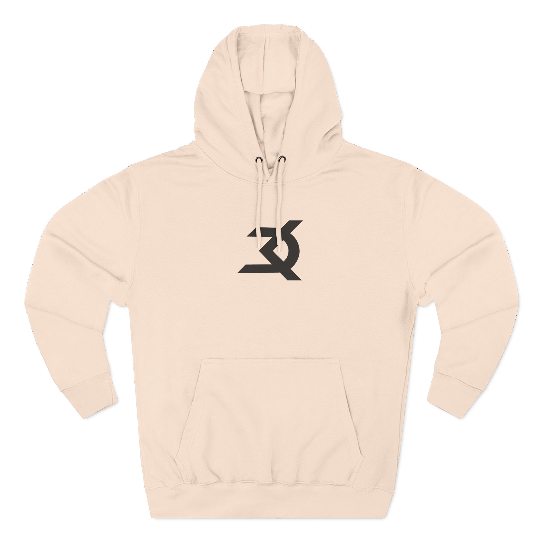 Dimitri K Three-Panel Fleece Hoodie