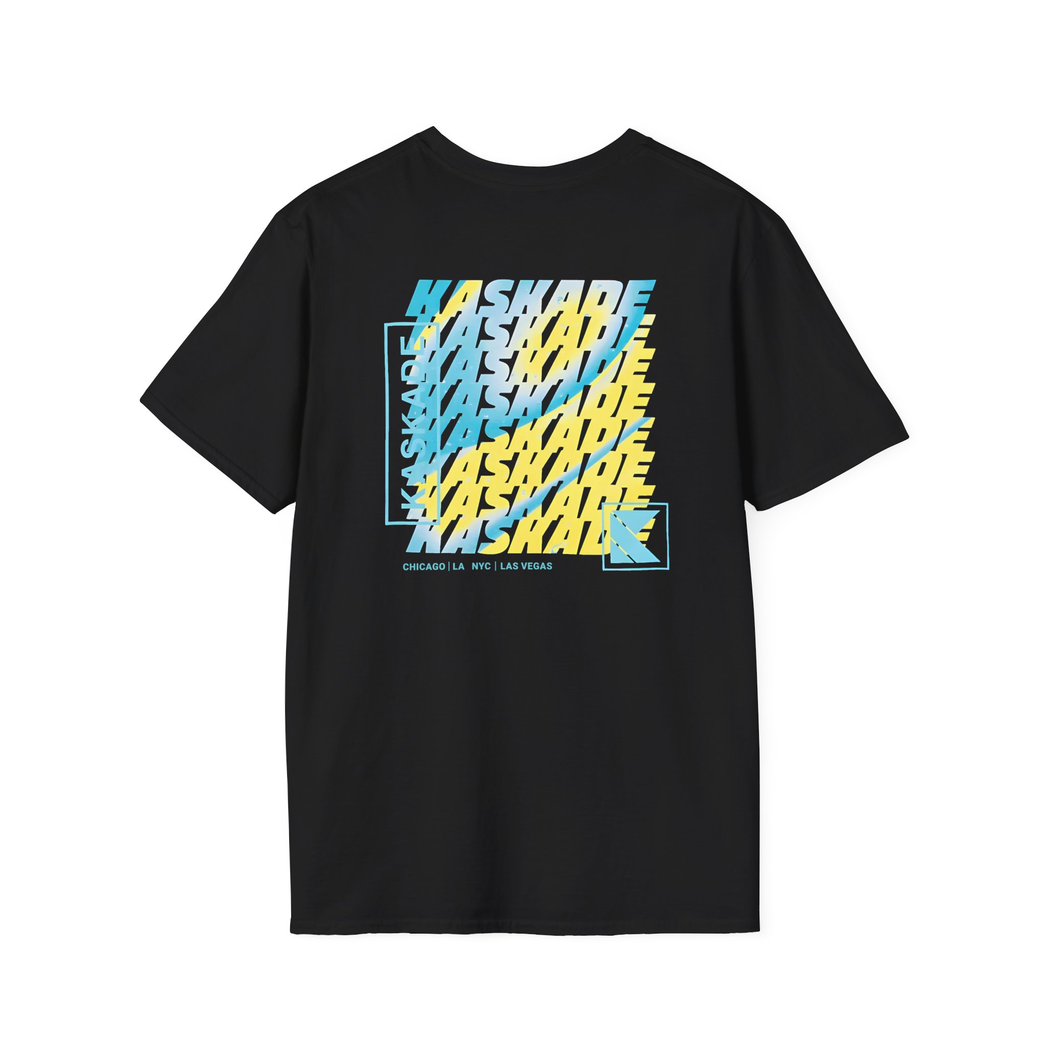 Kaskade Sky Blue Cities Unisex Softstyle T-Shirt