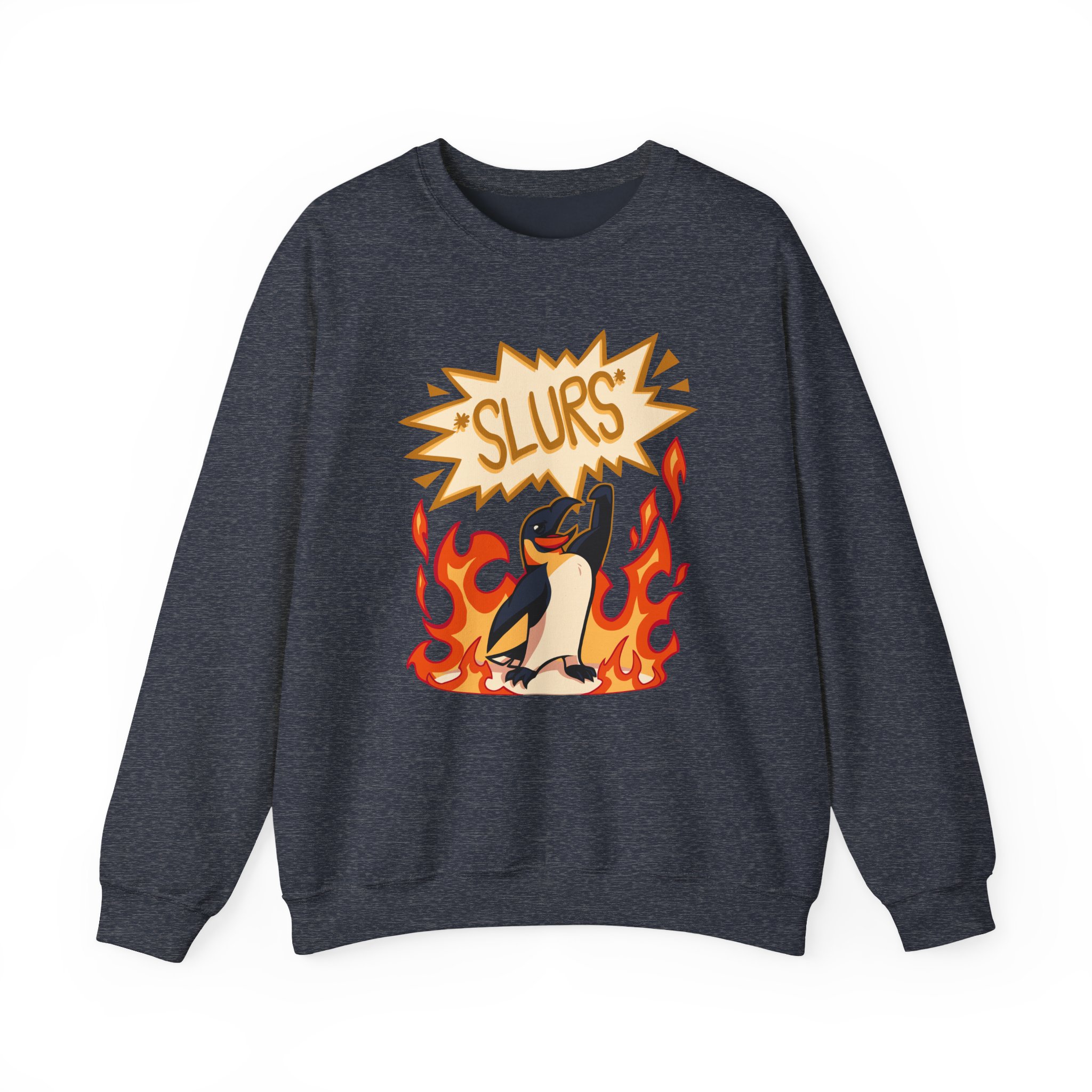 Vivziepop Slurs Unisex Heavy Blendâ„¢ Crewneck Sweatshirt