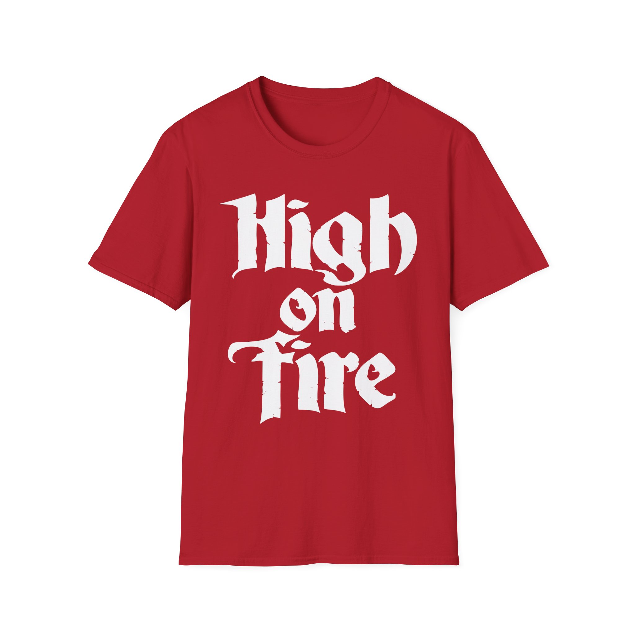High on Fire Logo Unisex Softstyle T-Shirt